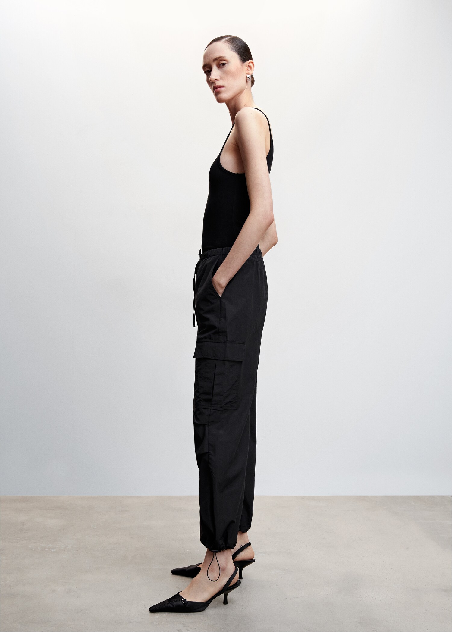 Ribbed strap top - Details of the article 2