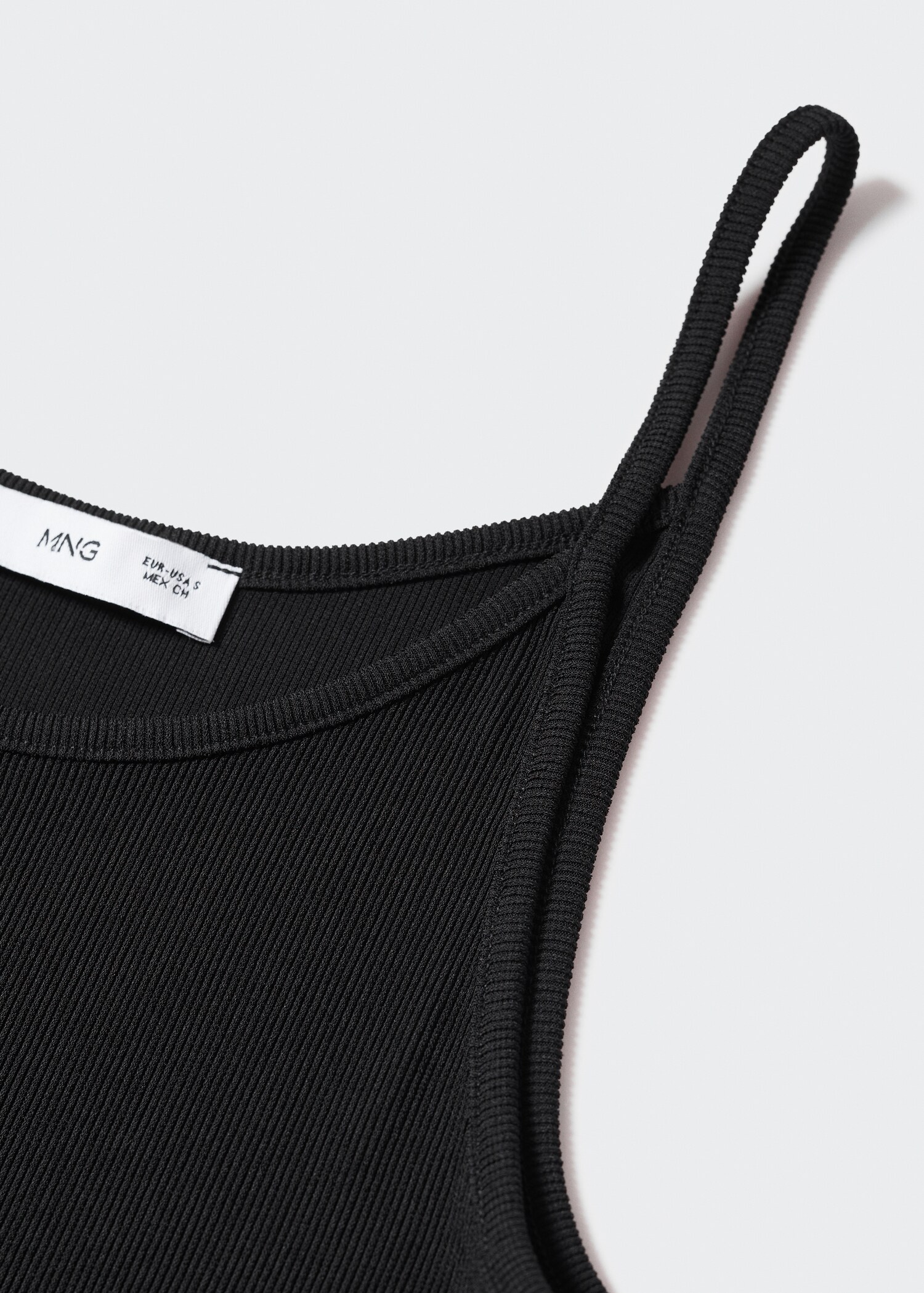 Ribbed strap top - Details of the article 8