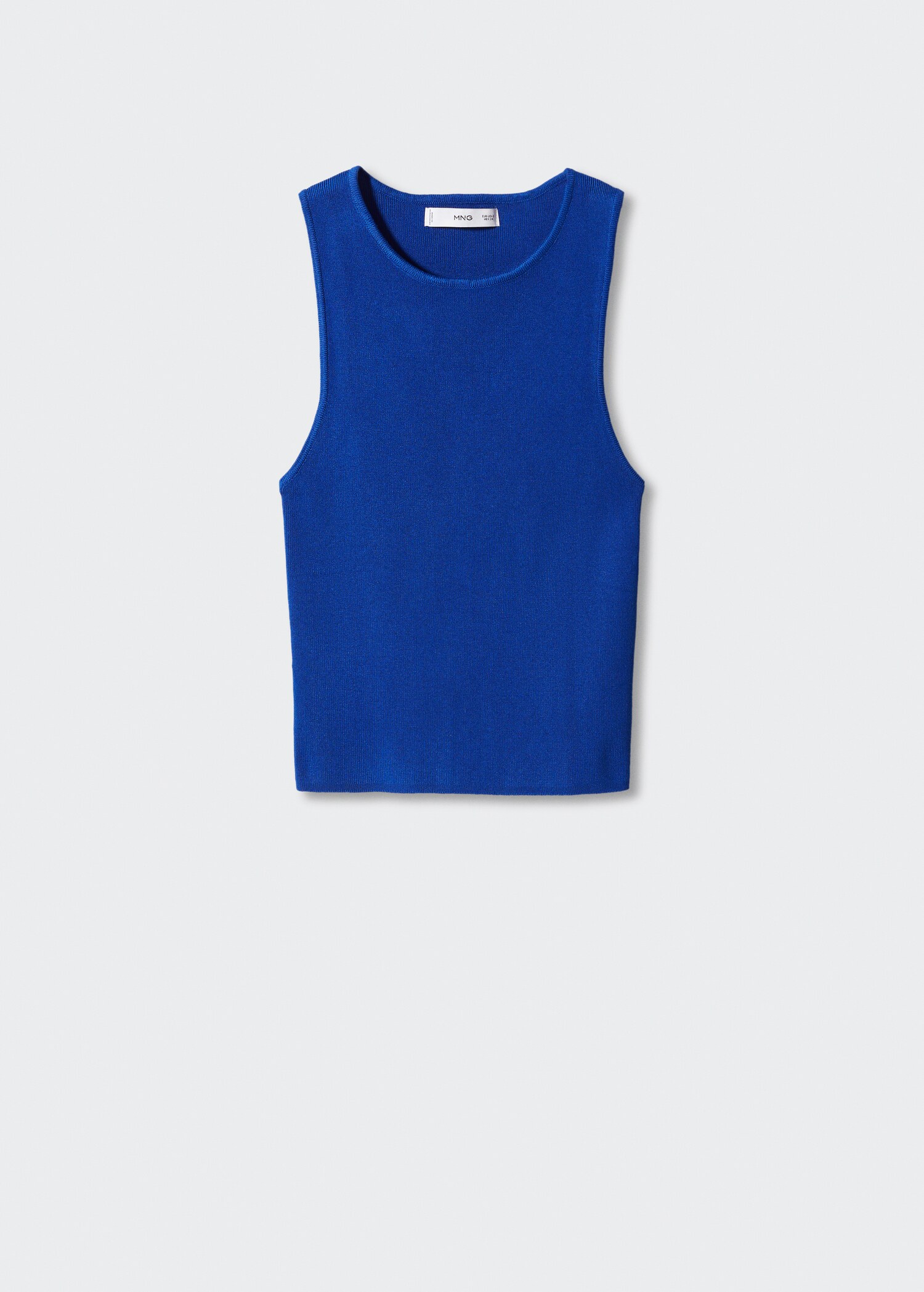 Knitted top with wide straps - Article without model