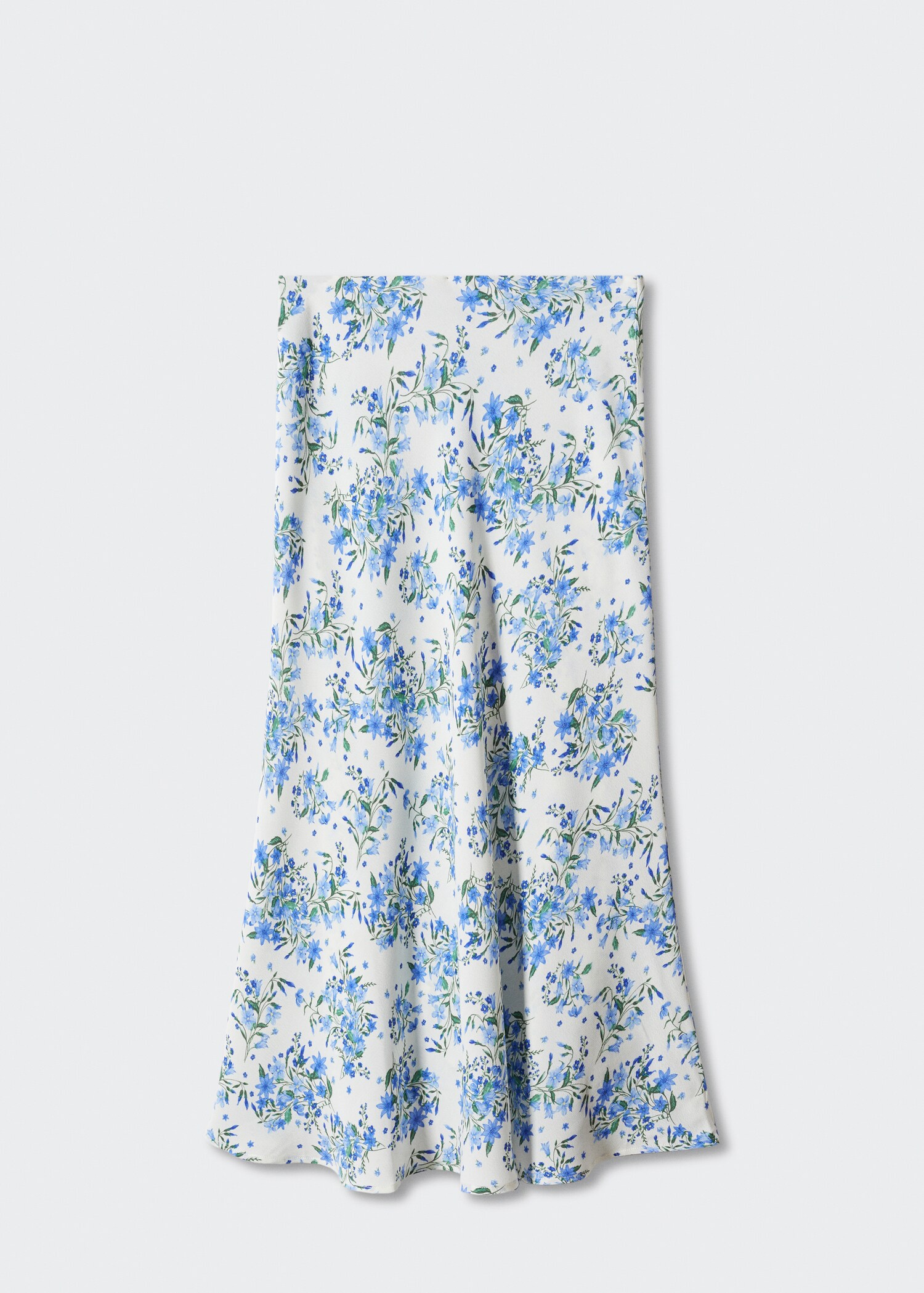 Falda midi floral - Artículo sin modelo