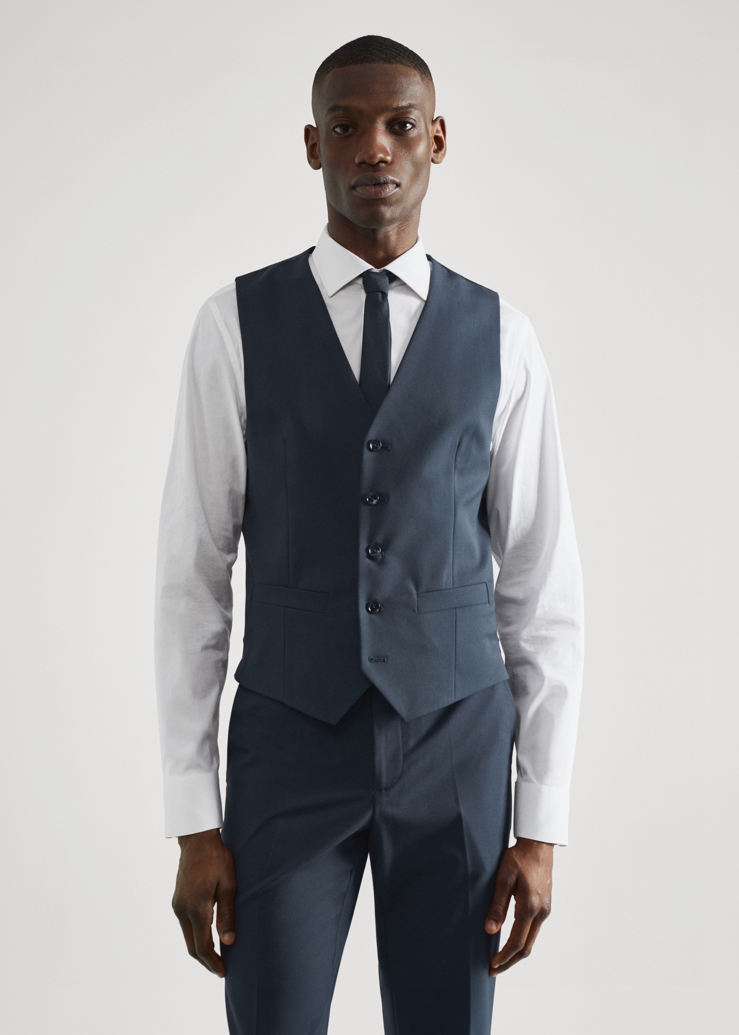 Slim-fit suit waistcoat Men MANGO Niger