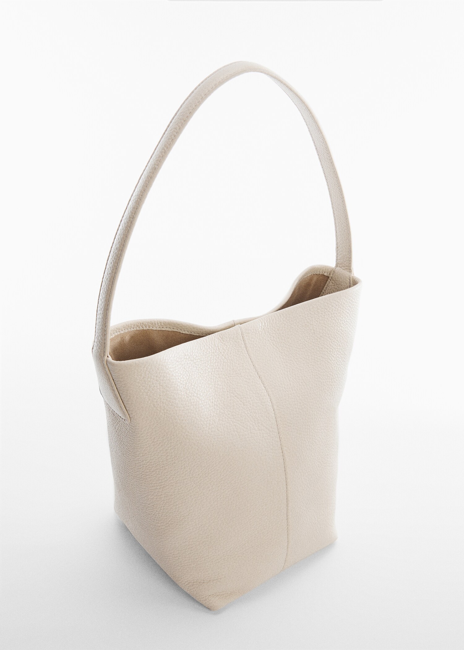 Sac seau cuir - Plan moyen