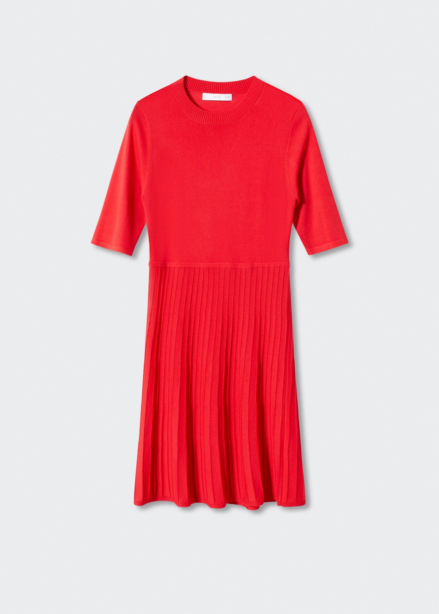Textured knitted dress - Article without model