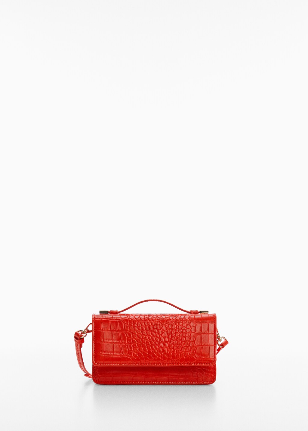 Croc effect bag
