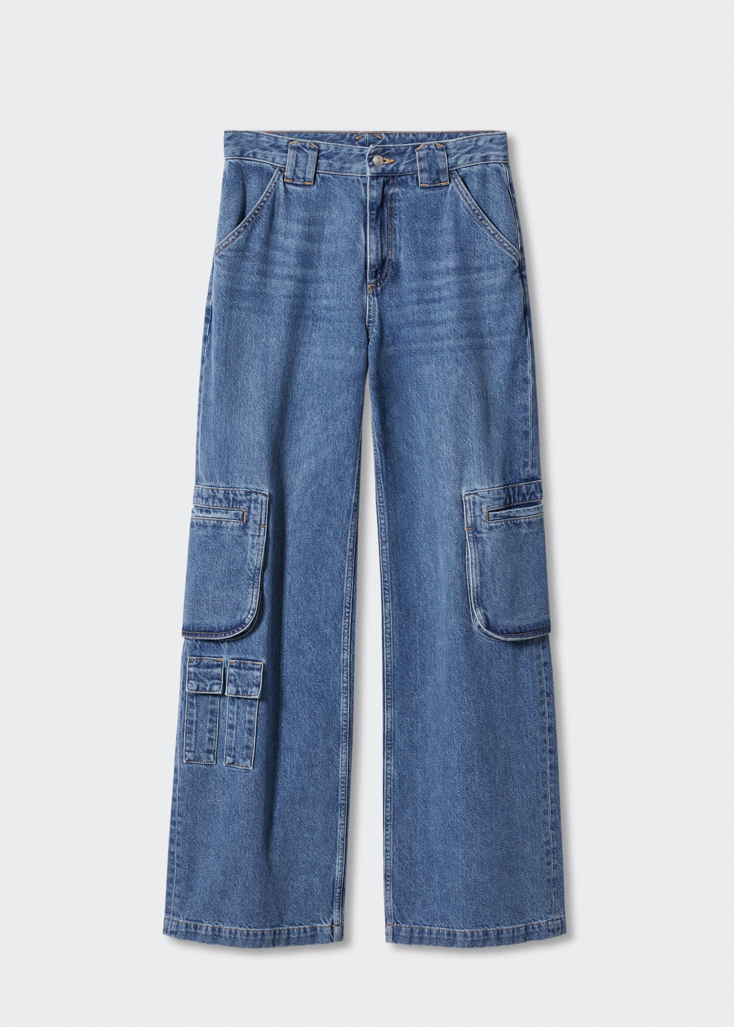 Multi-pocket cargo jeans - Article without model