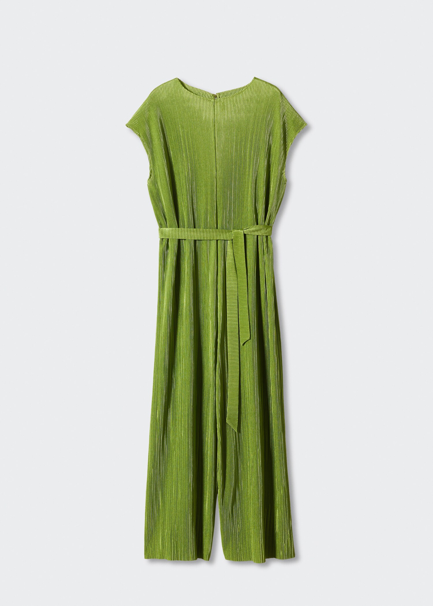 Satin pleated jumpsuit - Article without model