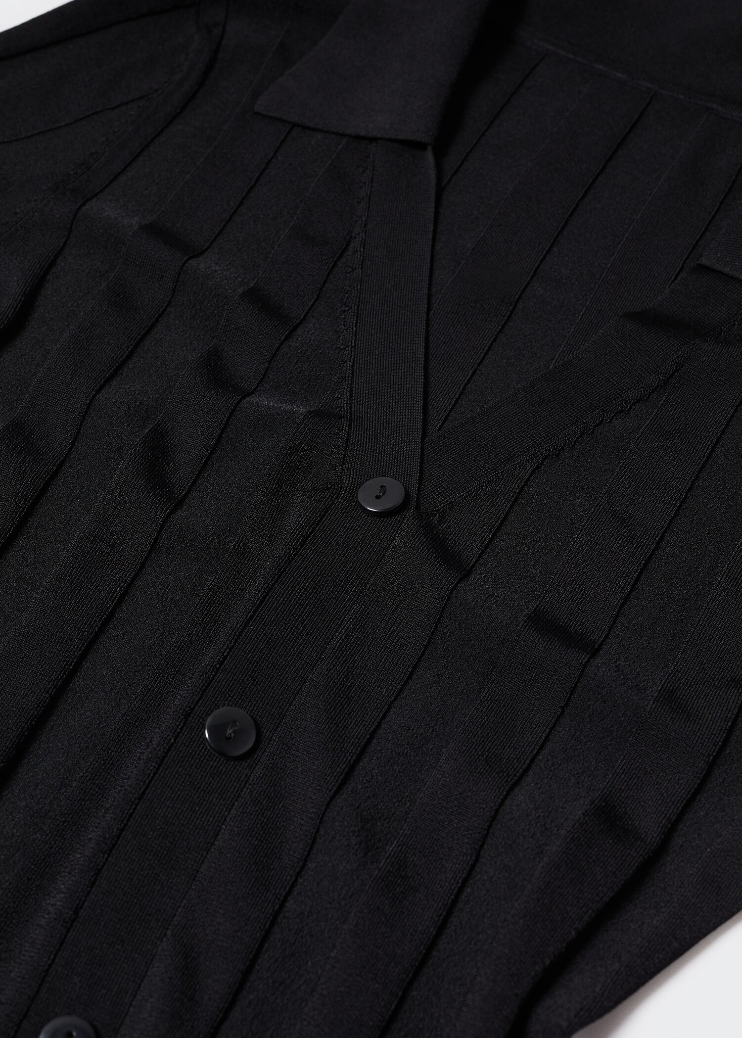 Vestido canalé cuello polo - Detalle del artículo 8