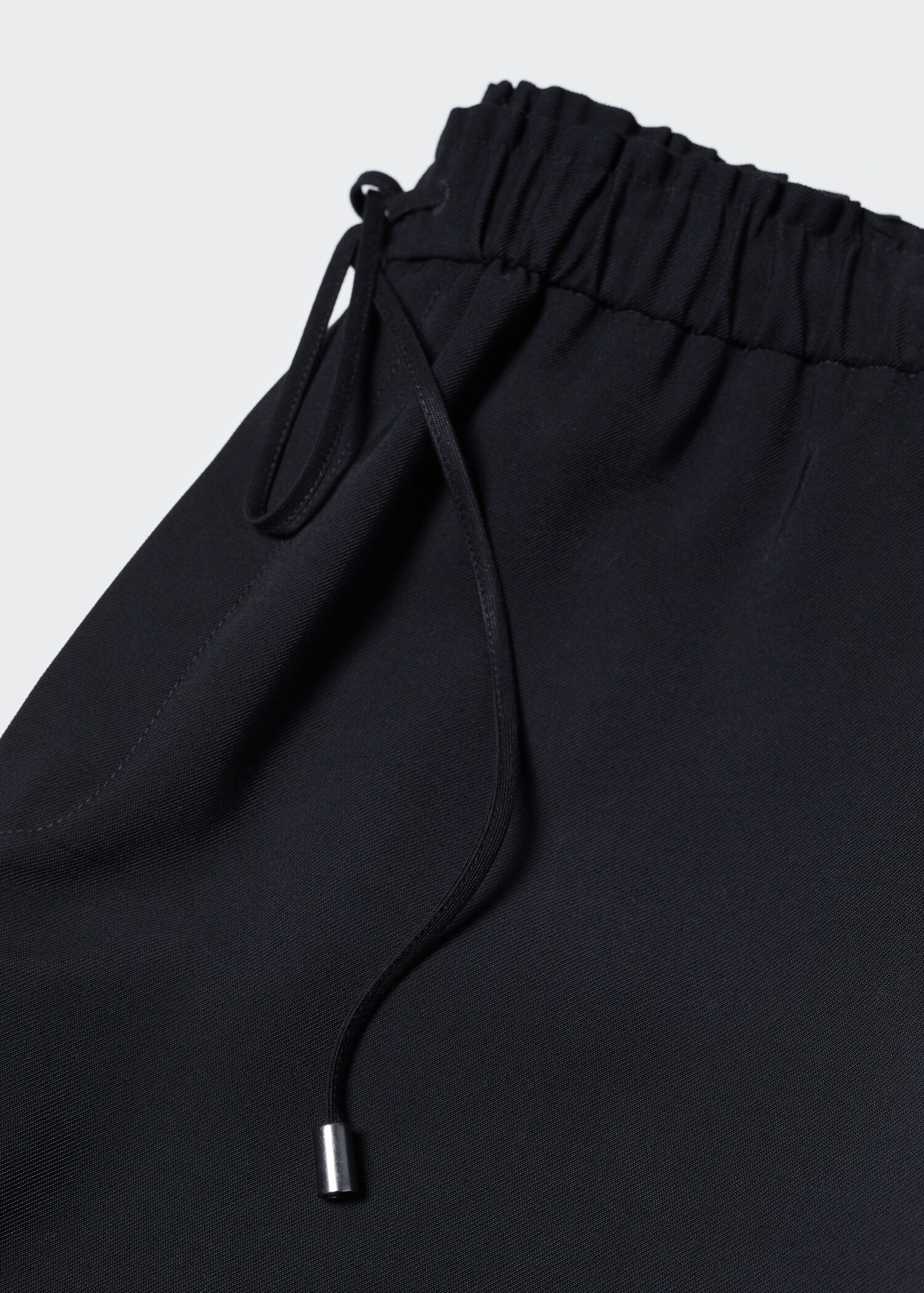 Drawstring flowy trousers - Details of the article 8
