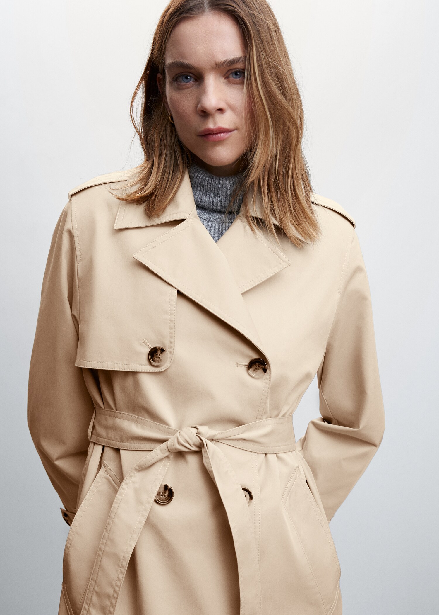 Double-button trench coat - Details of the article 6