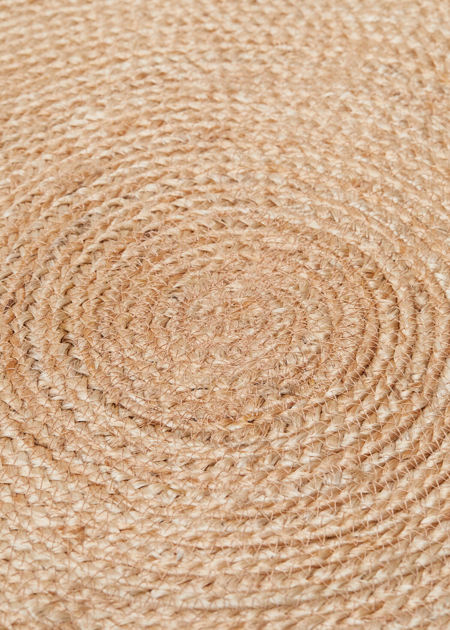 Alfombra redonda fibras naturales 110cm  - Detalle del artículo 3