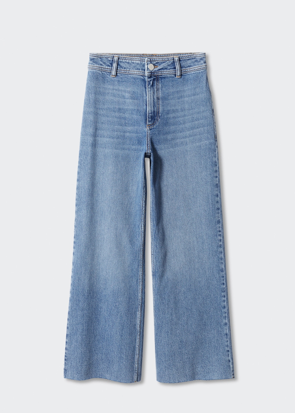 Jeans culotte high waist Women MANGO Myanmar
