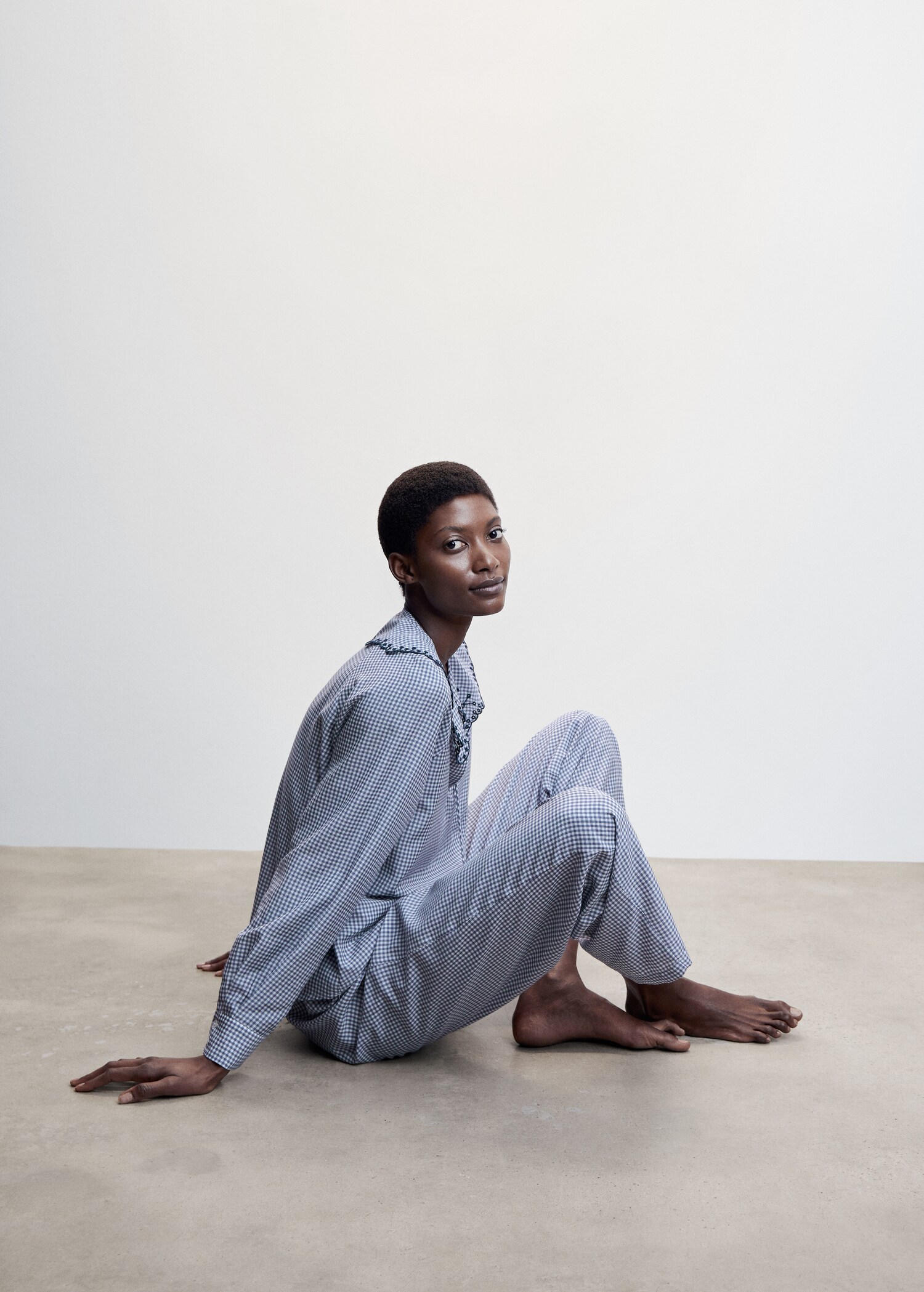 Pantalon pyjama vichy - Détail de l'article 6