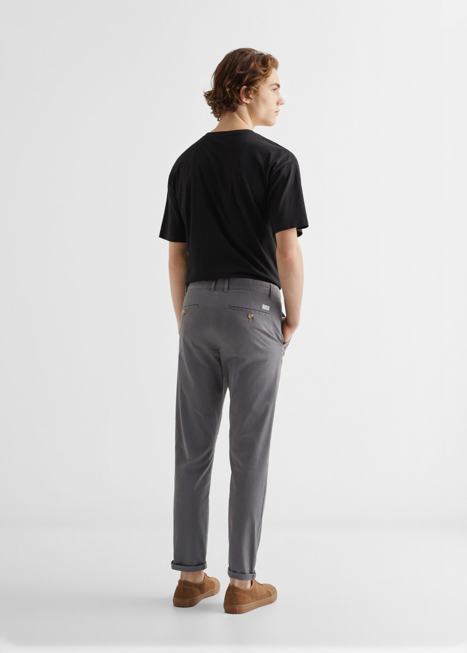 Pantalón chino algodón  - Reverso del artículo