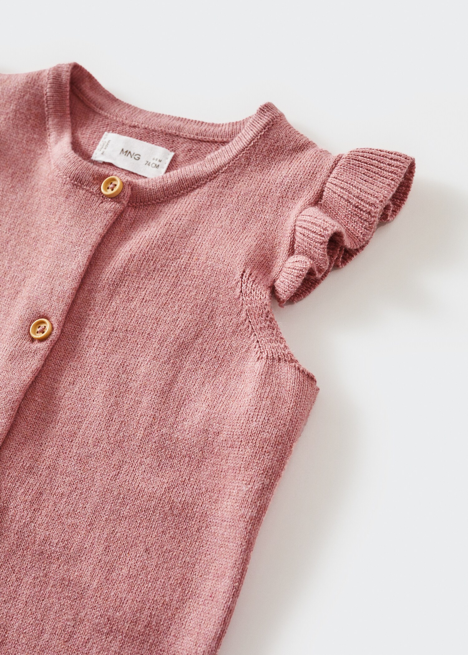 Long knitted dungarees - Details of the article 8