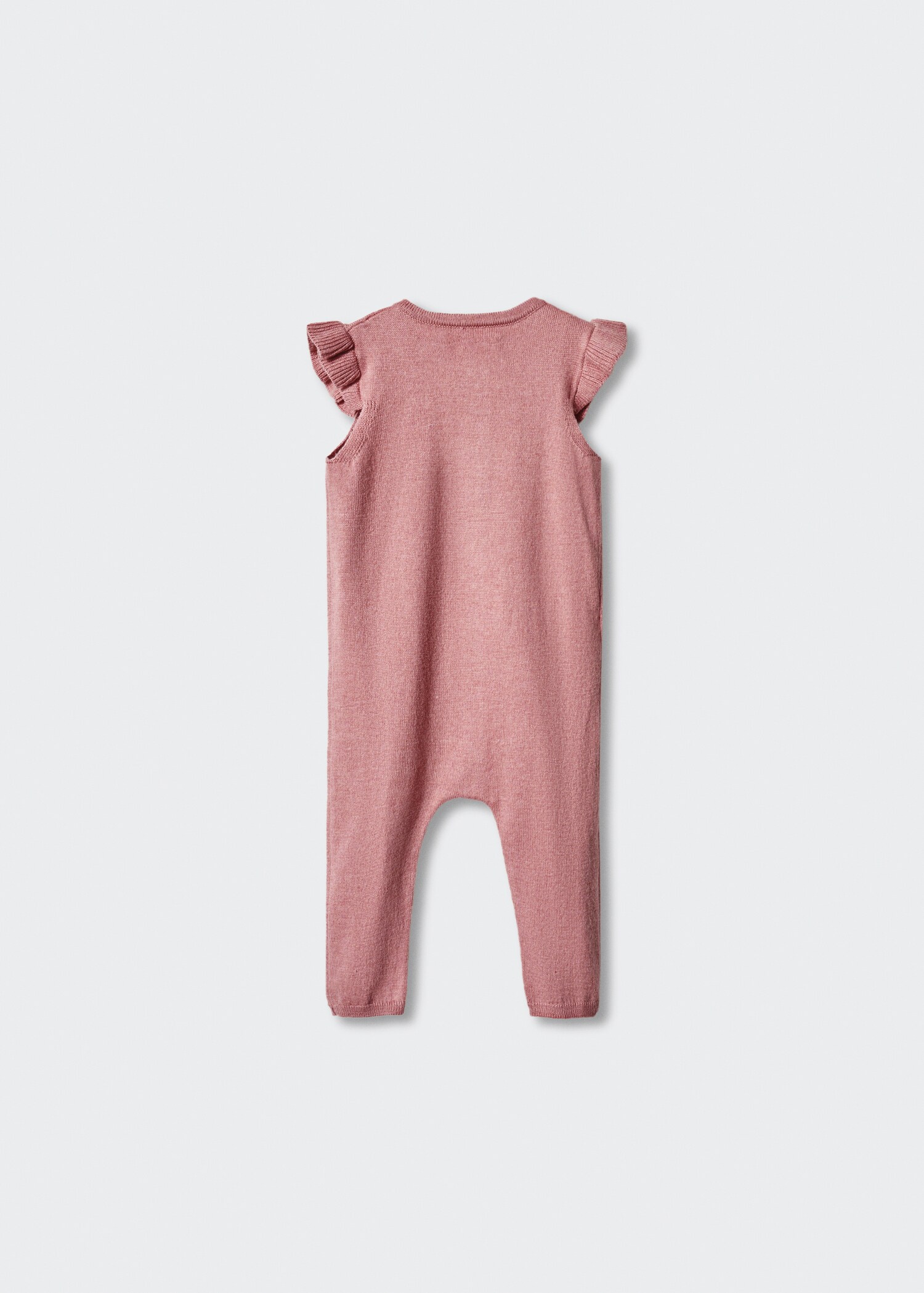 Long knitted dungarees - Reverse of the article