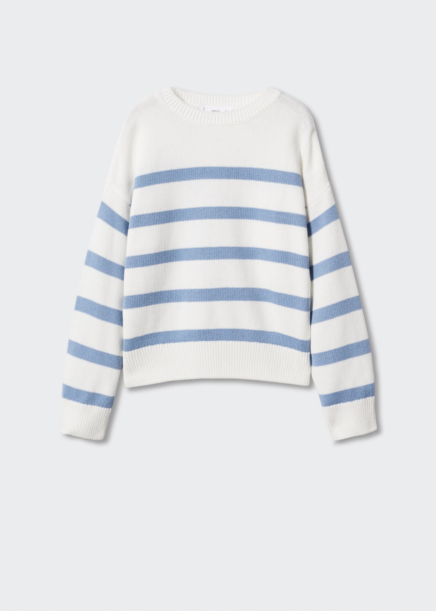 Gestreifter Strickpullover - Artikel ohne Model