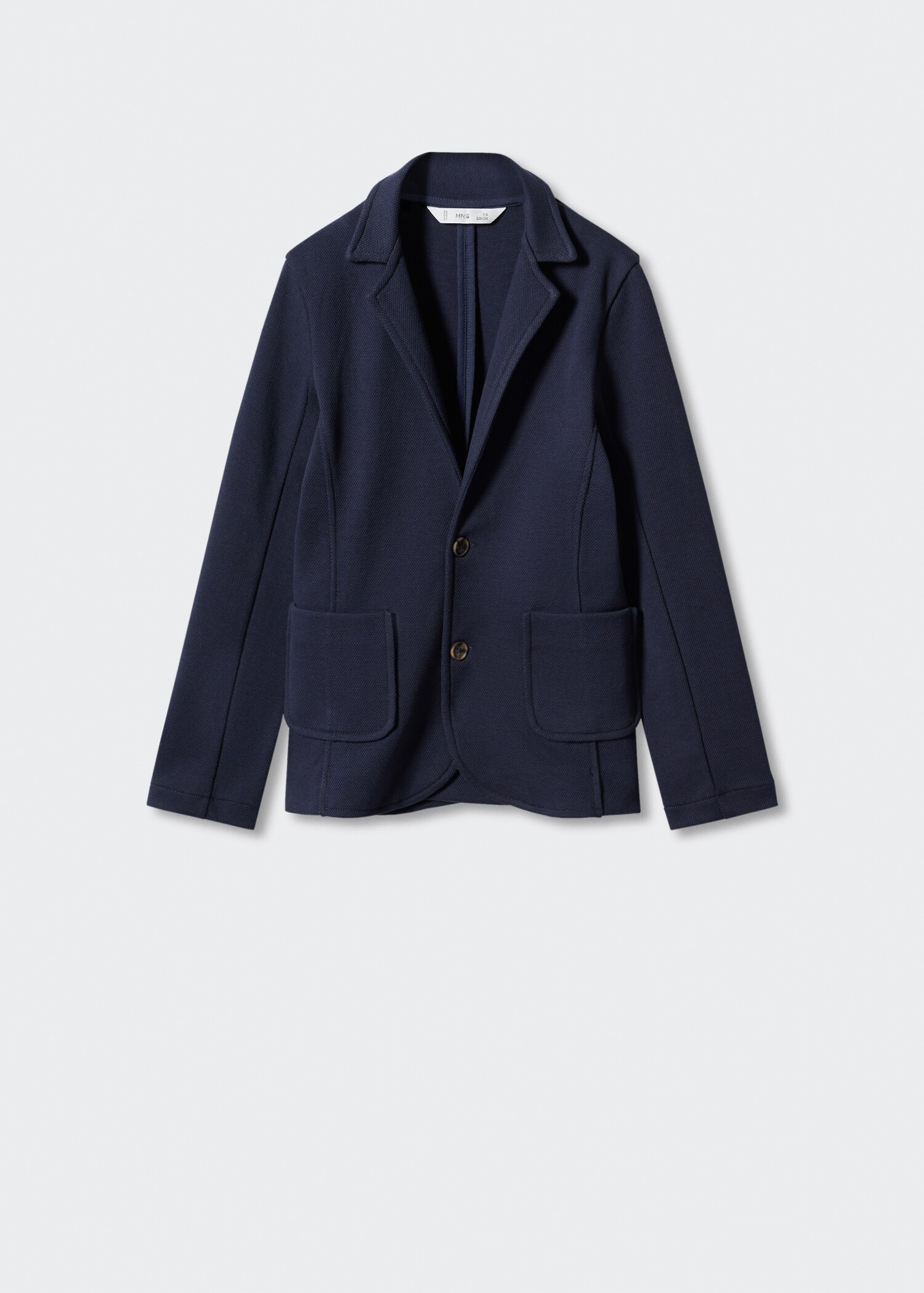 Blazer setelan regular fit tekstur - Barang tanpa model