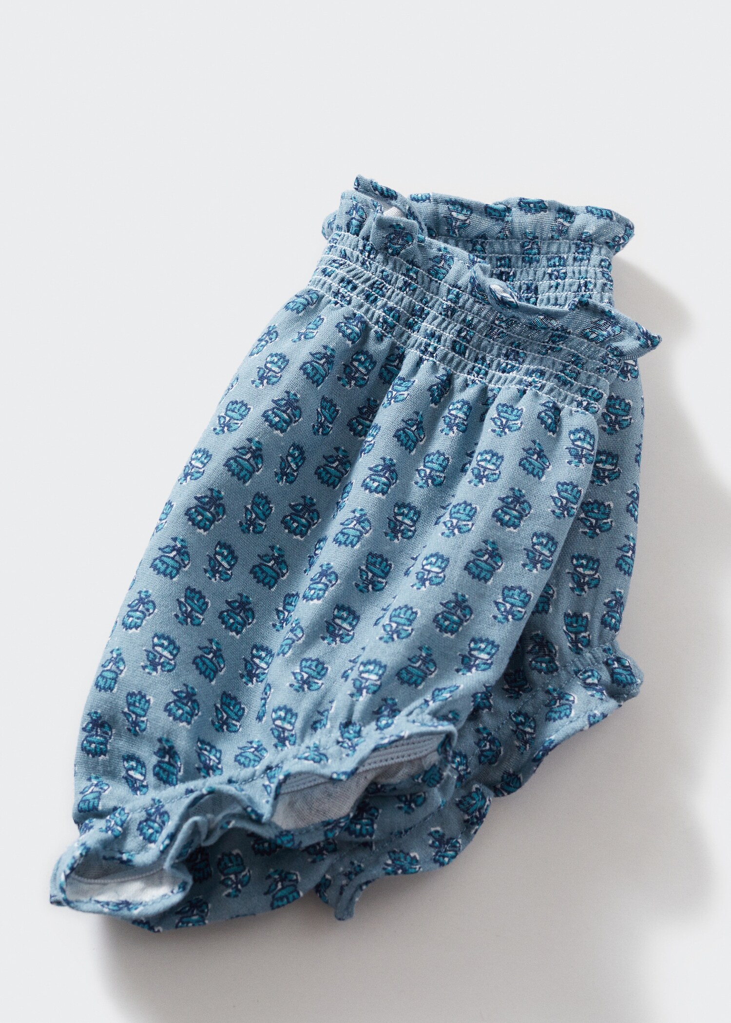 Printed cotton shorts - Details of the article 0