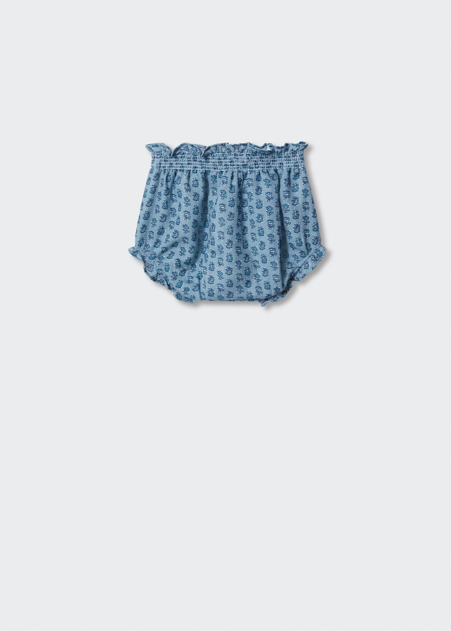 Printed cotton shorts - Reverse of the article