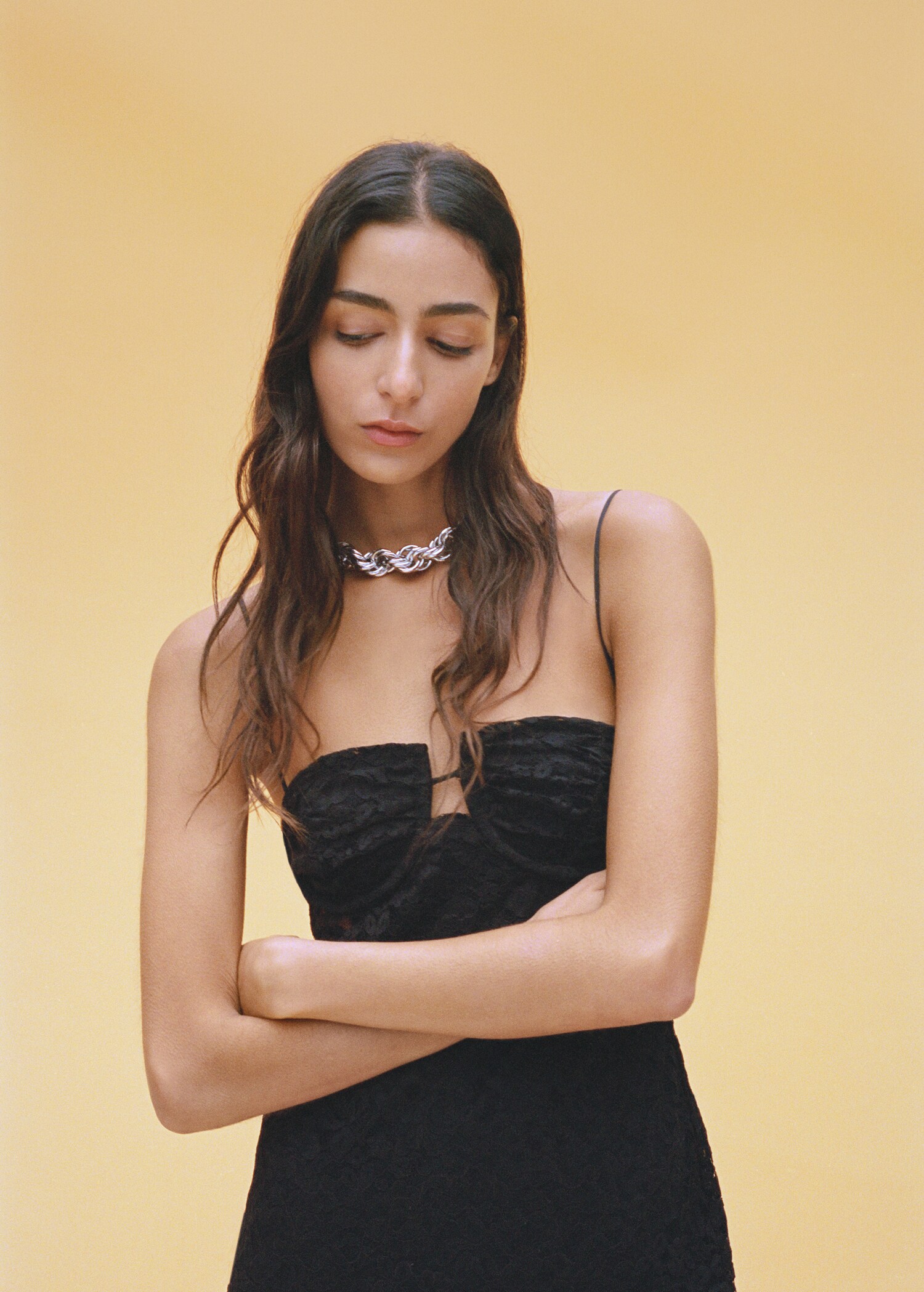 Vestido midi encaje - Detalle del artículo 7