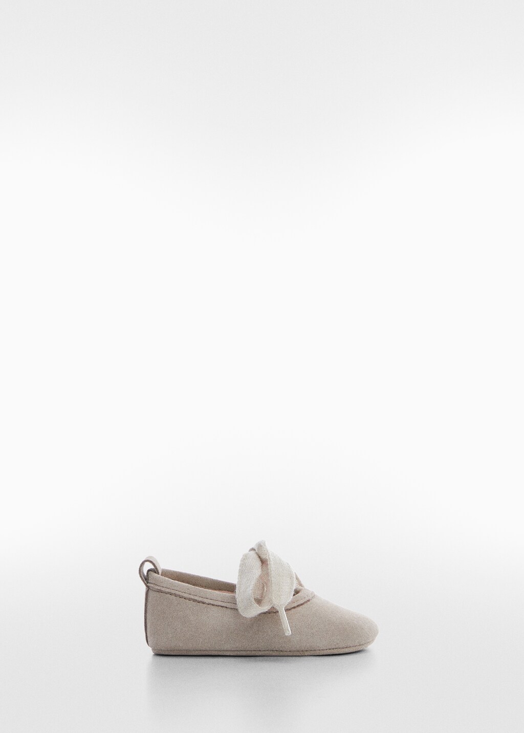 Mango bow leather shoes best sale