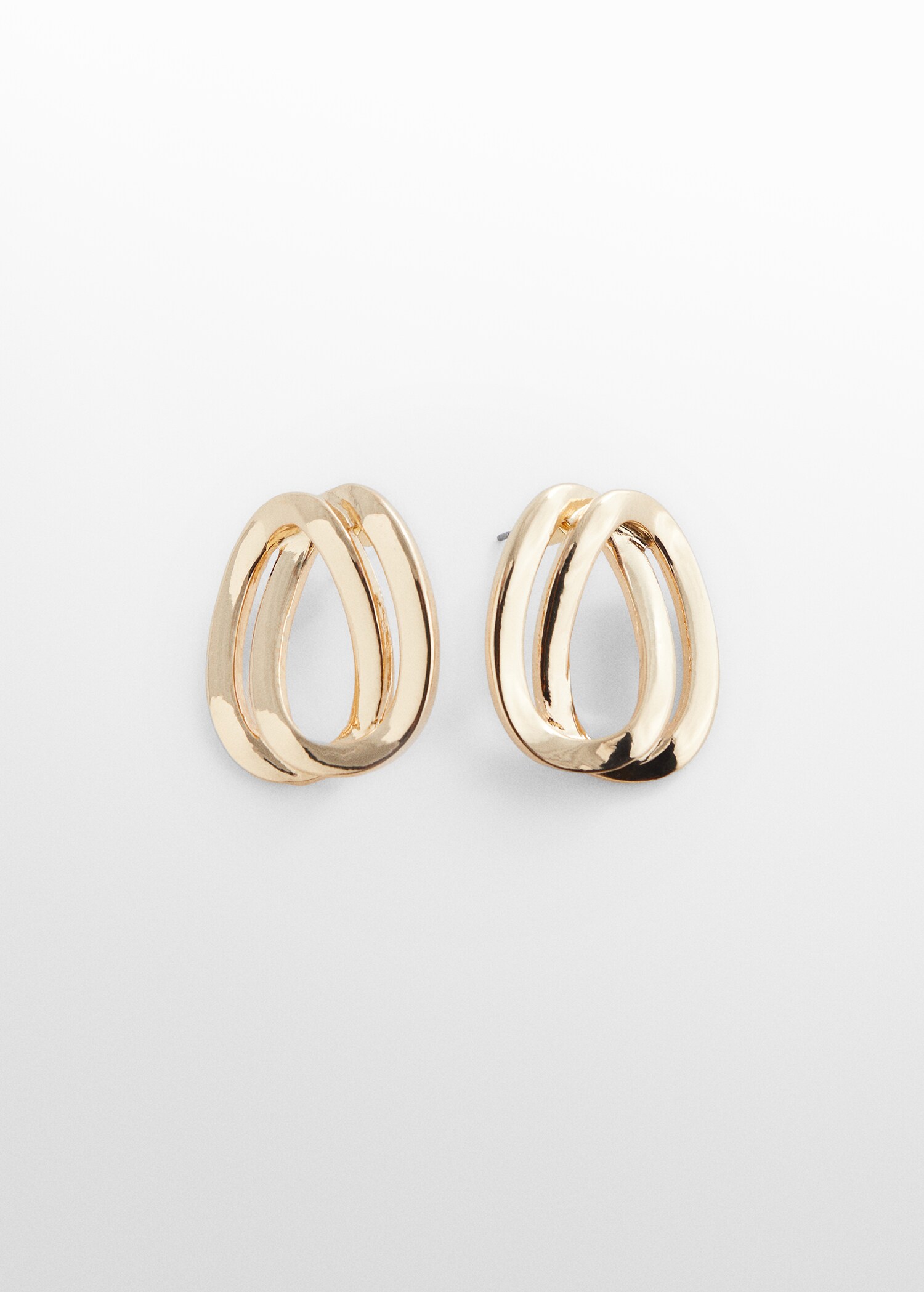 Double hoop earrings - Товар без моделі