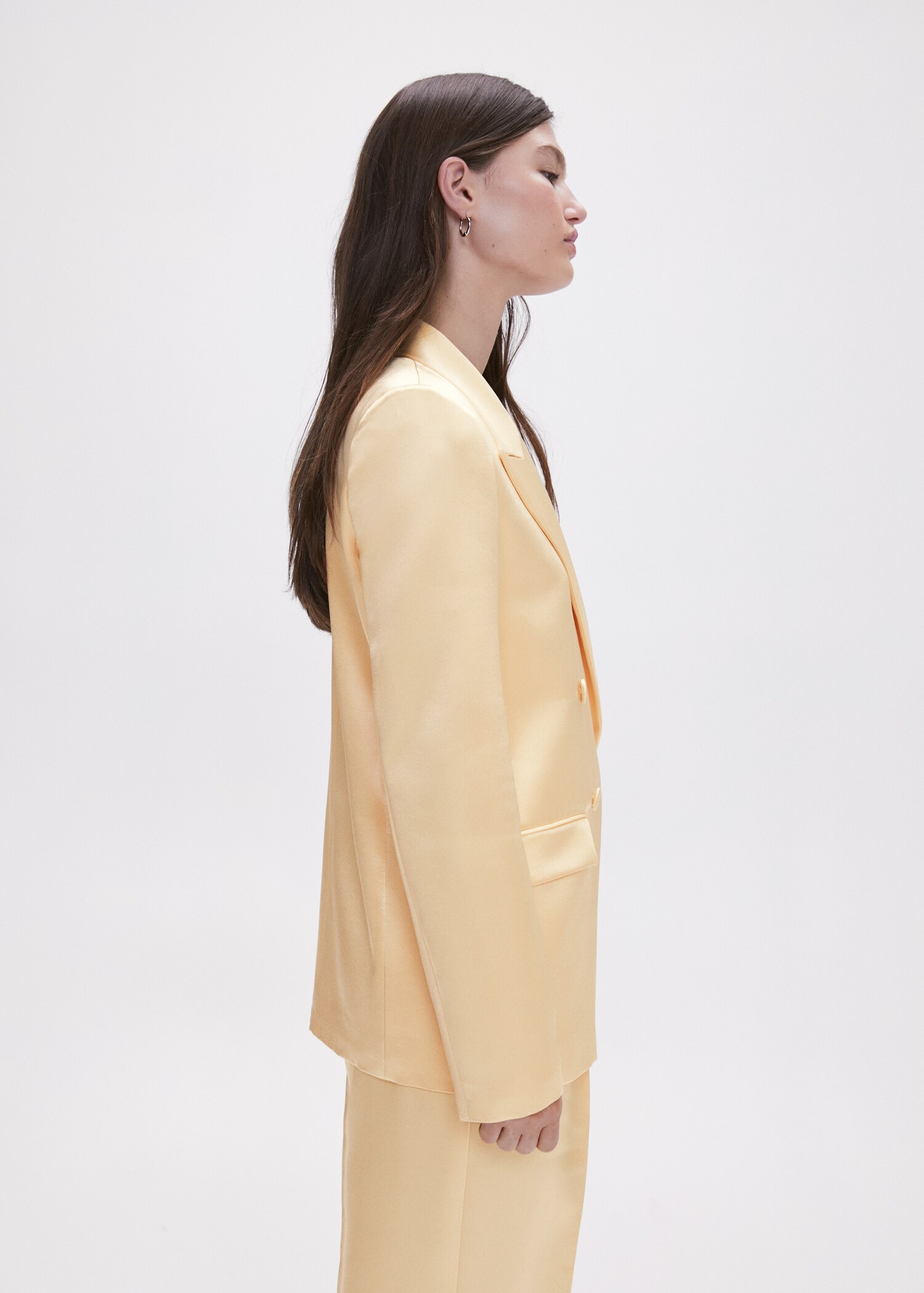 Satin-finish blazer - Details of the article 4