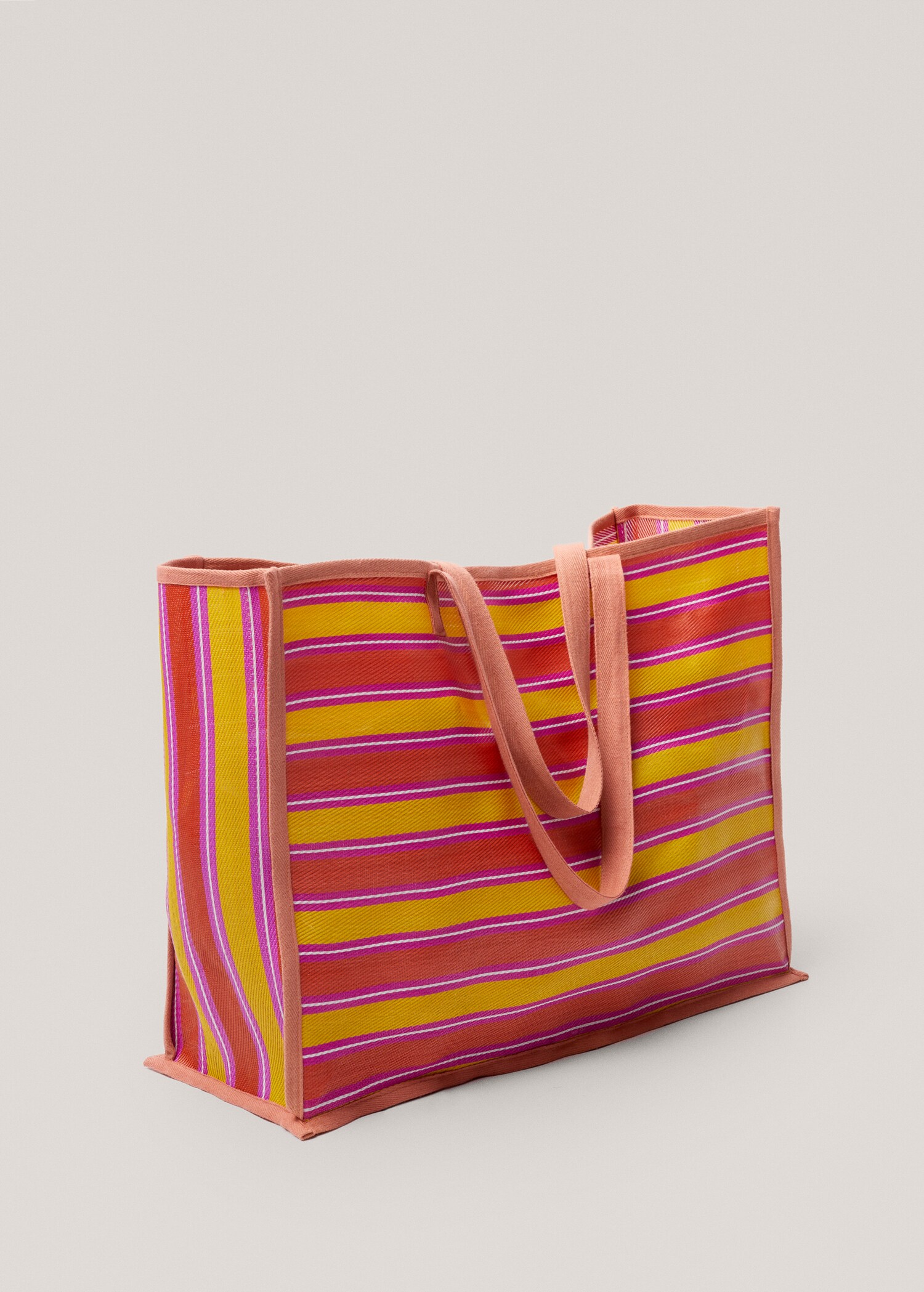 Striped waterproof totebag - Details of the article 1