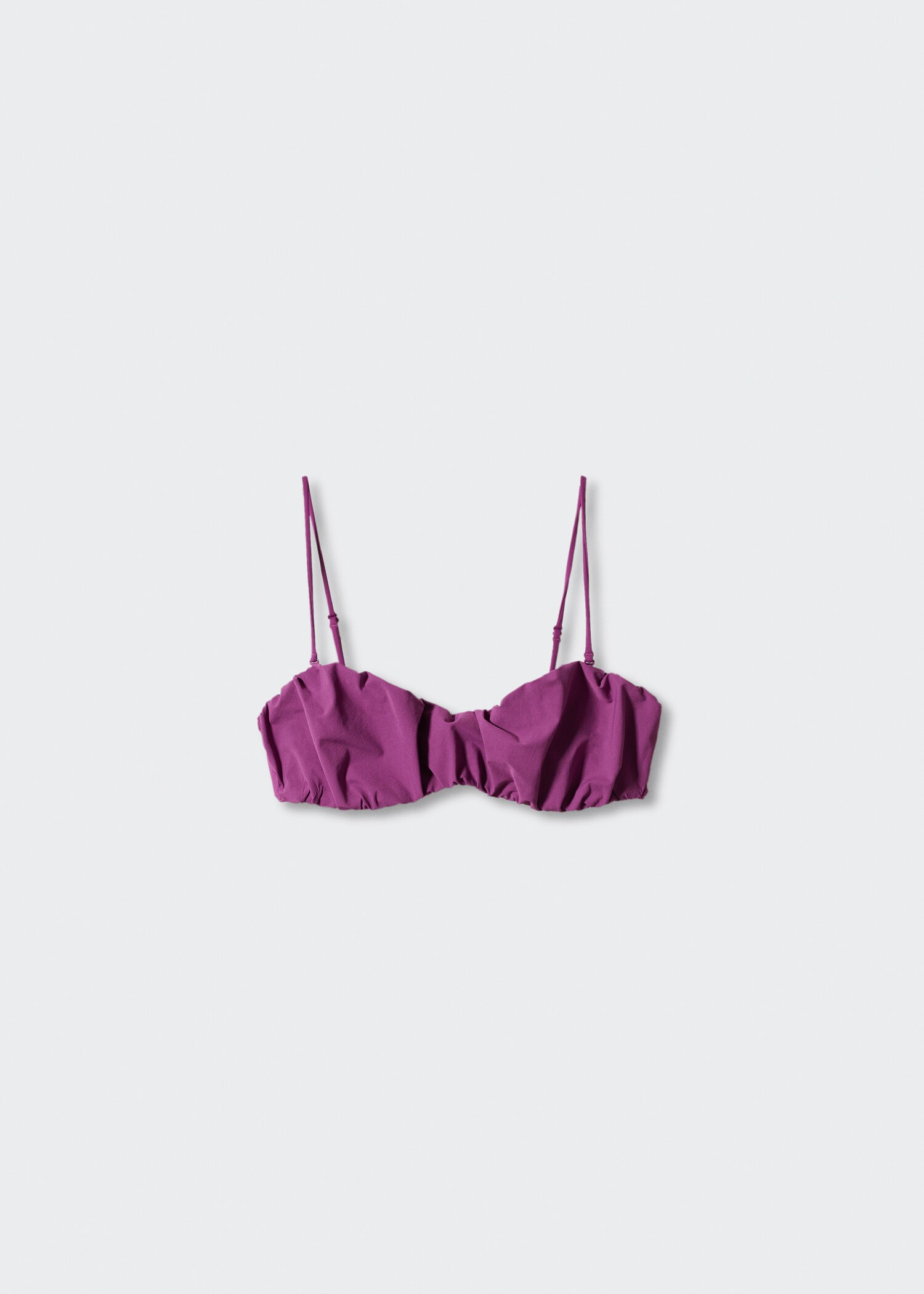Top bikini fruncido - Artículo sin modelo