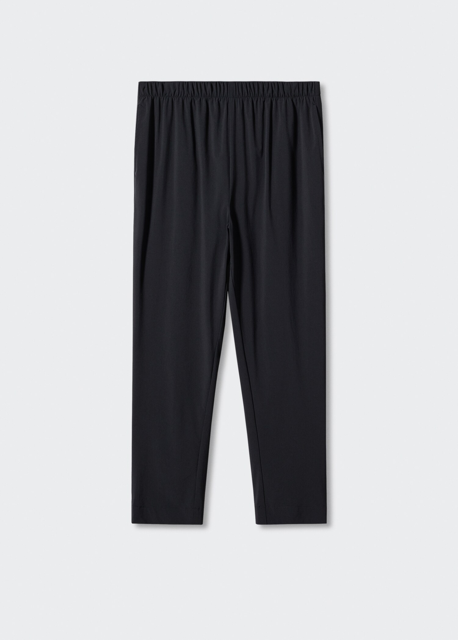 Elastic waist flowy trousers - Товар без моделі