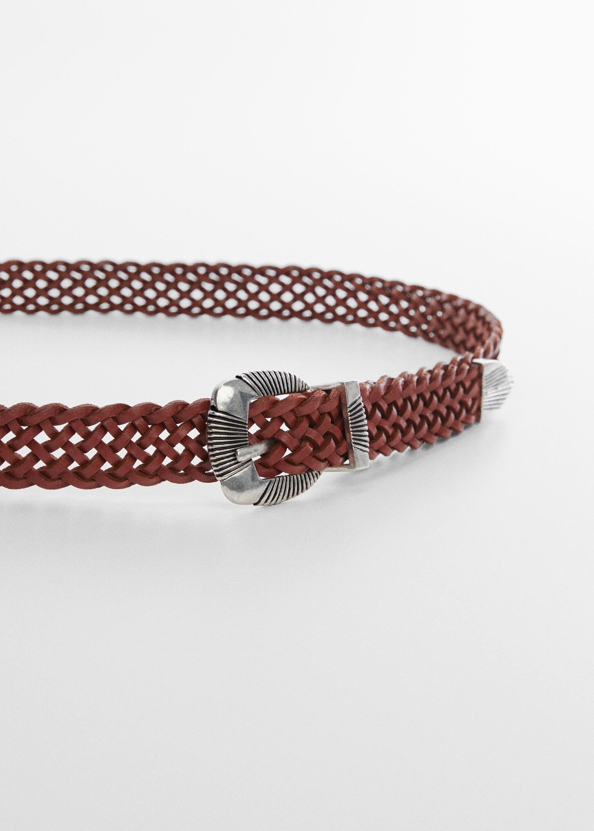 Braided leather belt - Details of the article 1