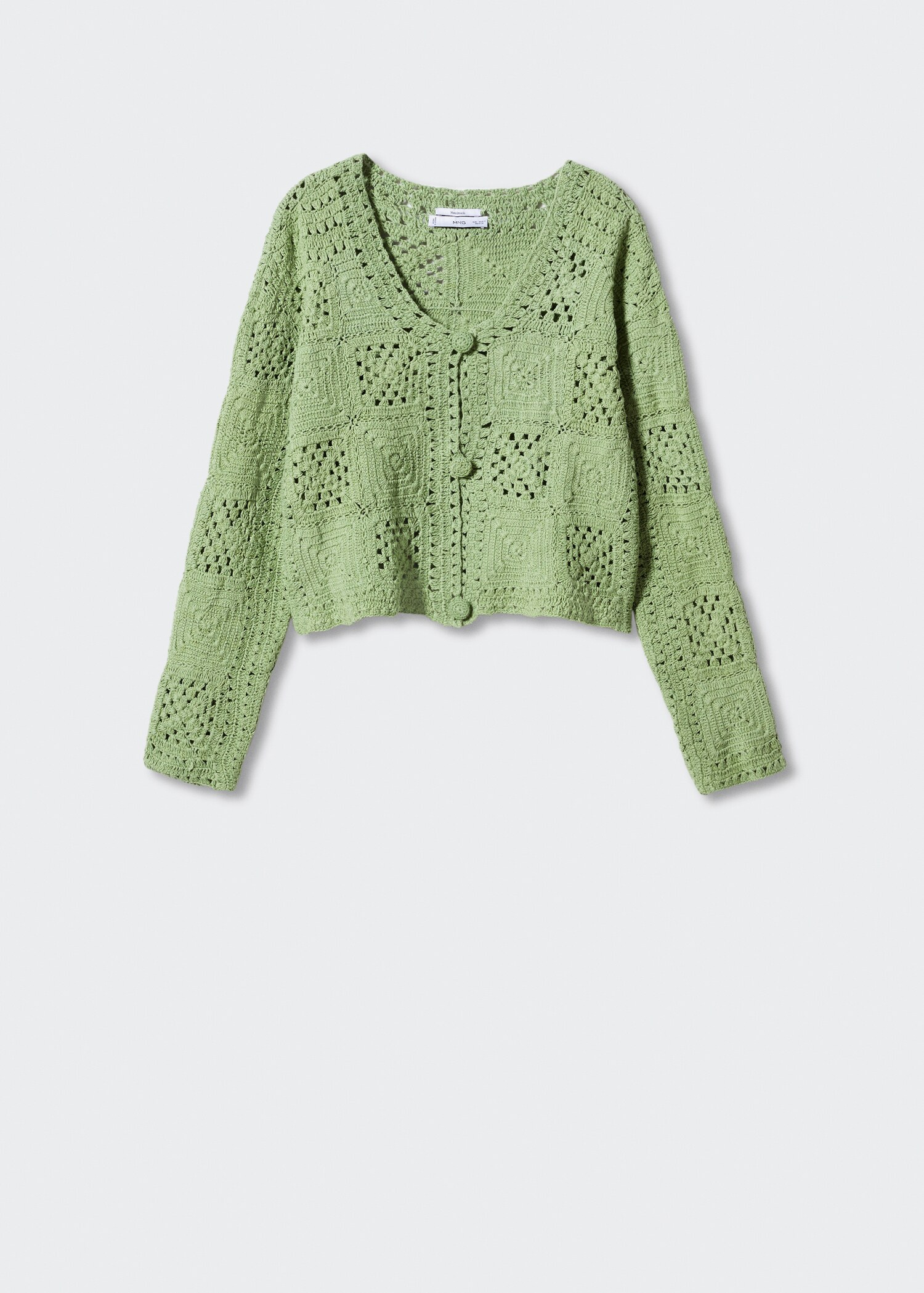 Cardigan crochet - Article sans modèle