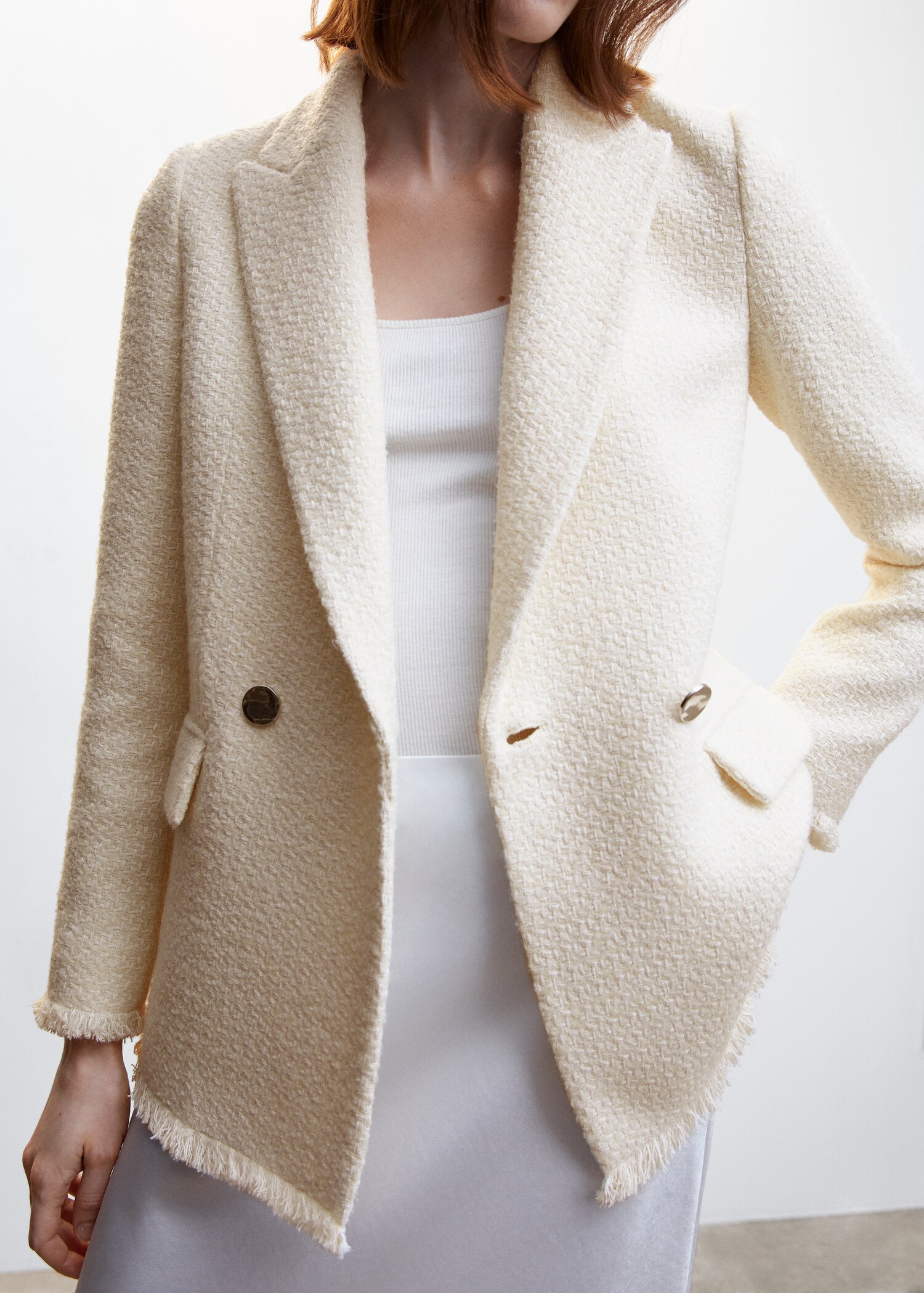 Buttons tweed blazer - Details of the article 6