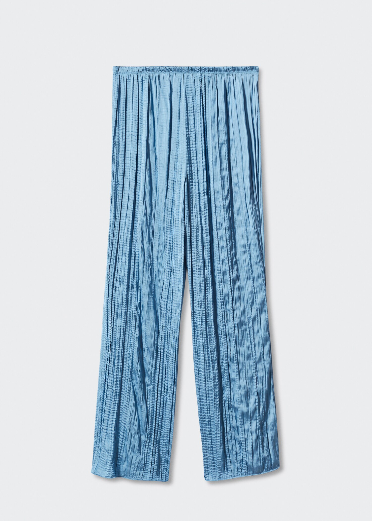 Satin pleated pants - Article without model