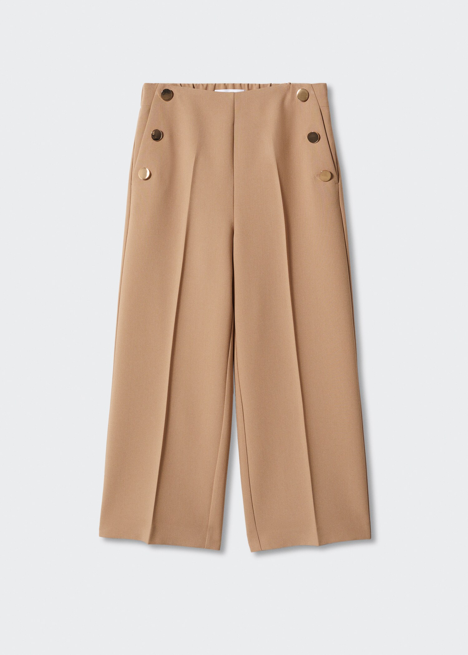 Cropped button trousers - Article without model