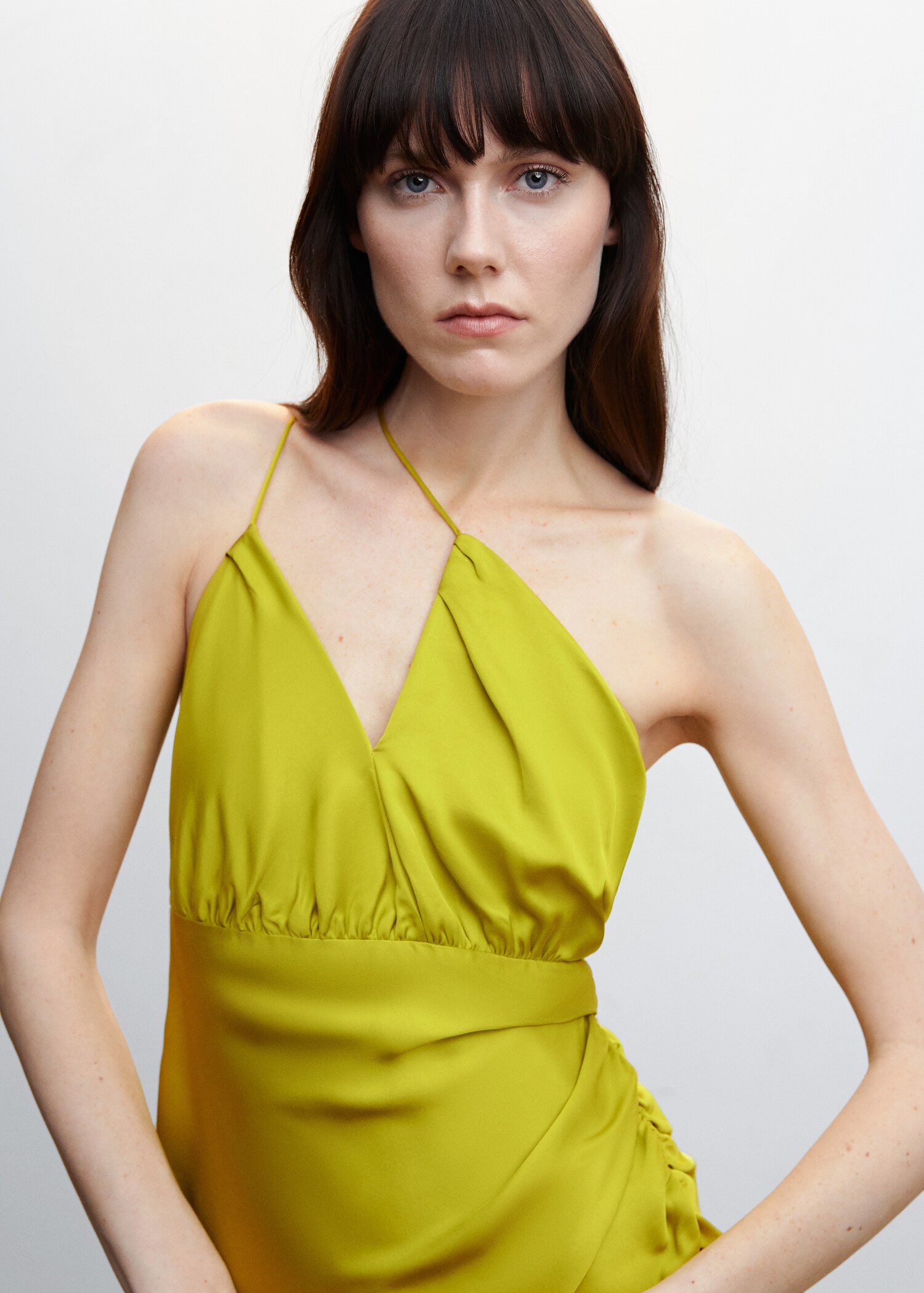 Robe satinée asymétrique - Détail de l'article 1