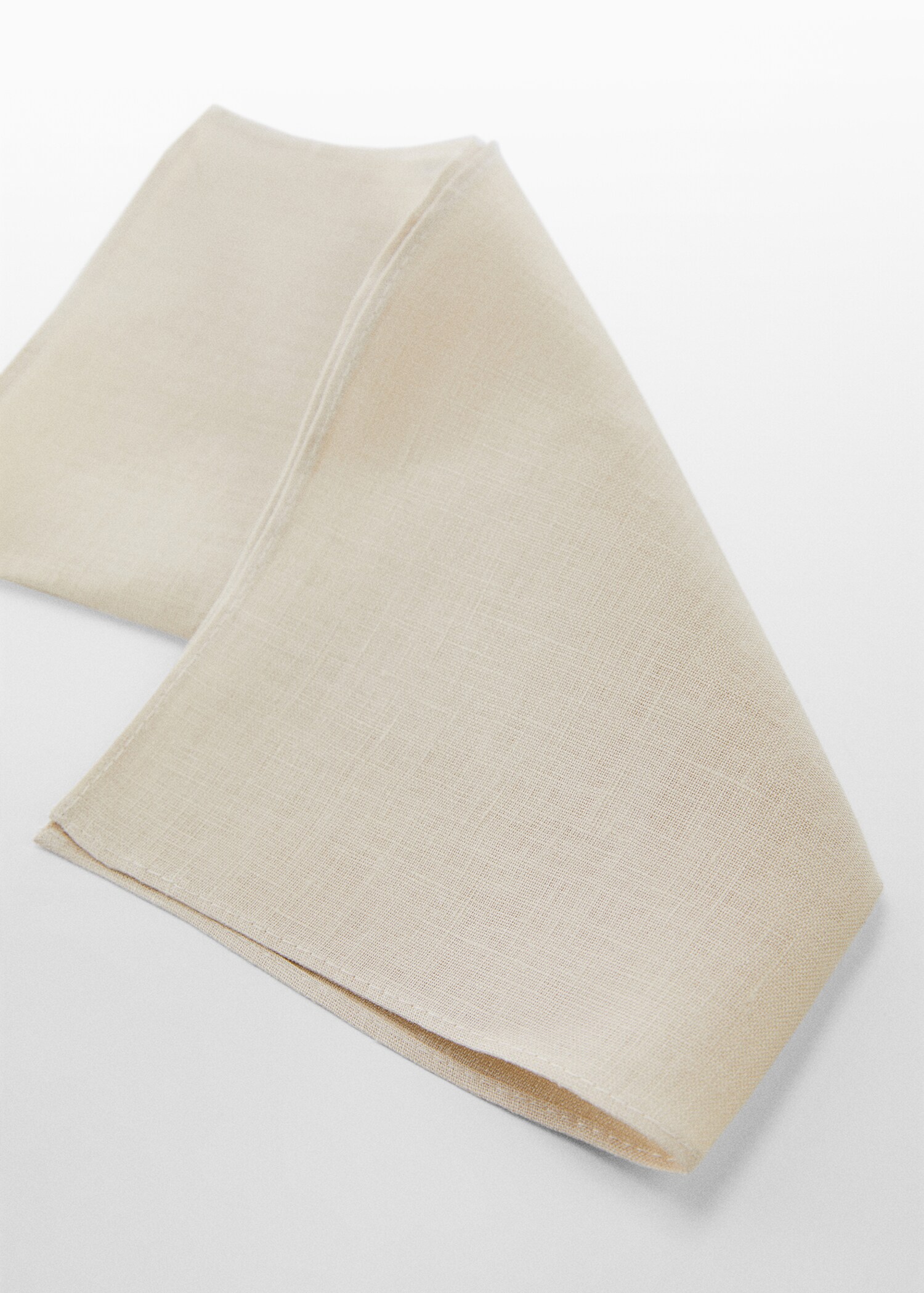 Linen pocket square - Medium plane