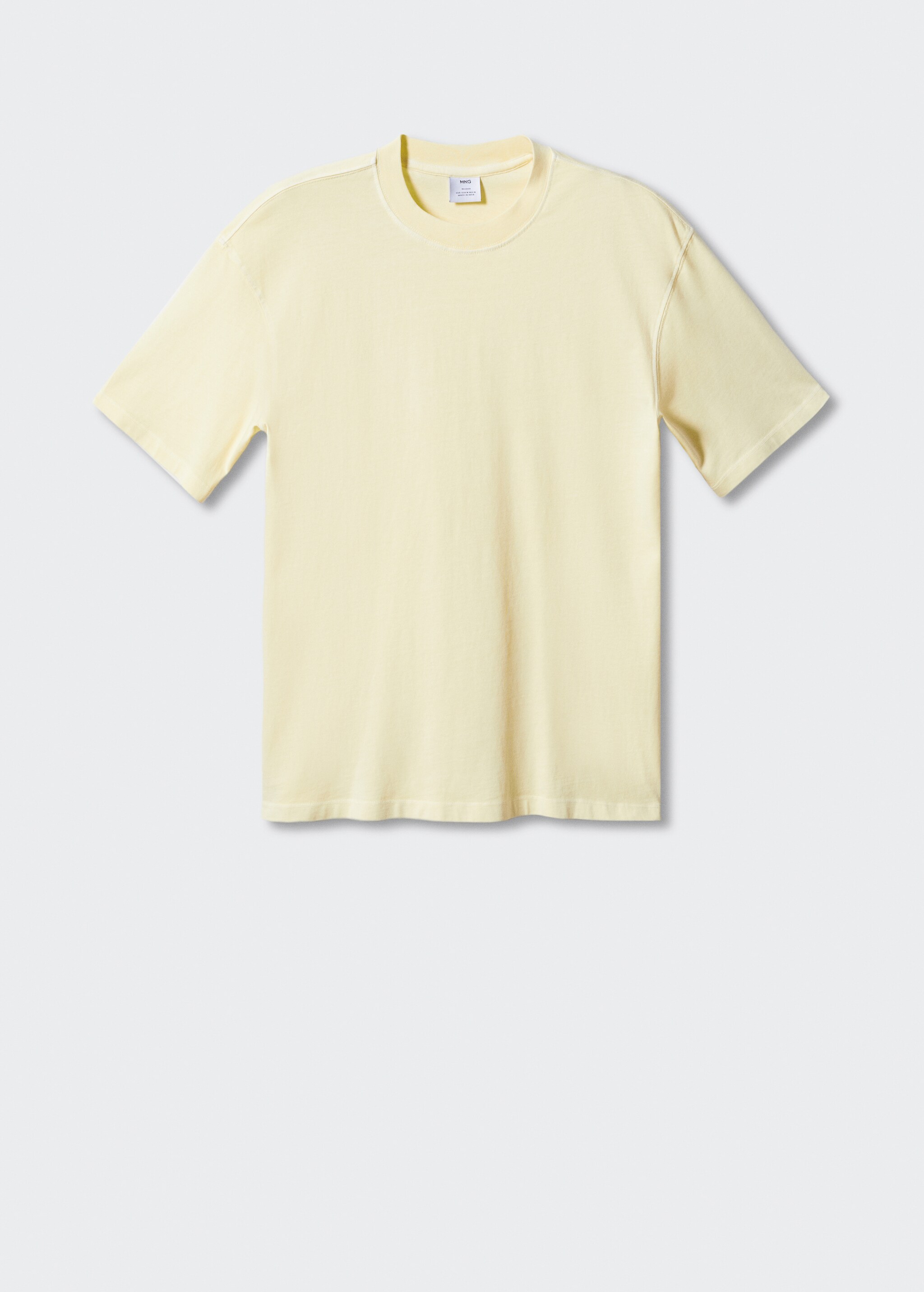 Maglietta 100% cotone relaxed-fit - Articolo senza modello