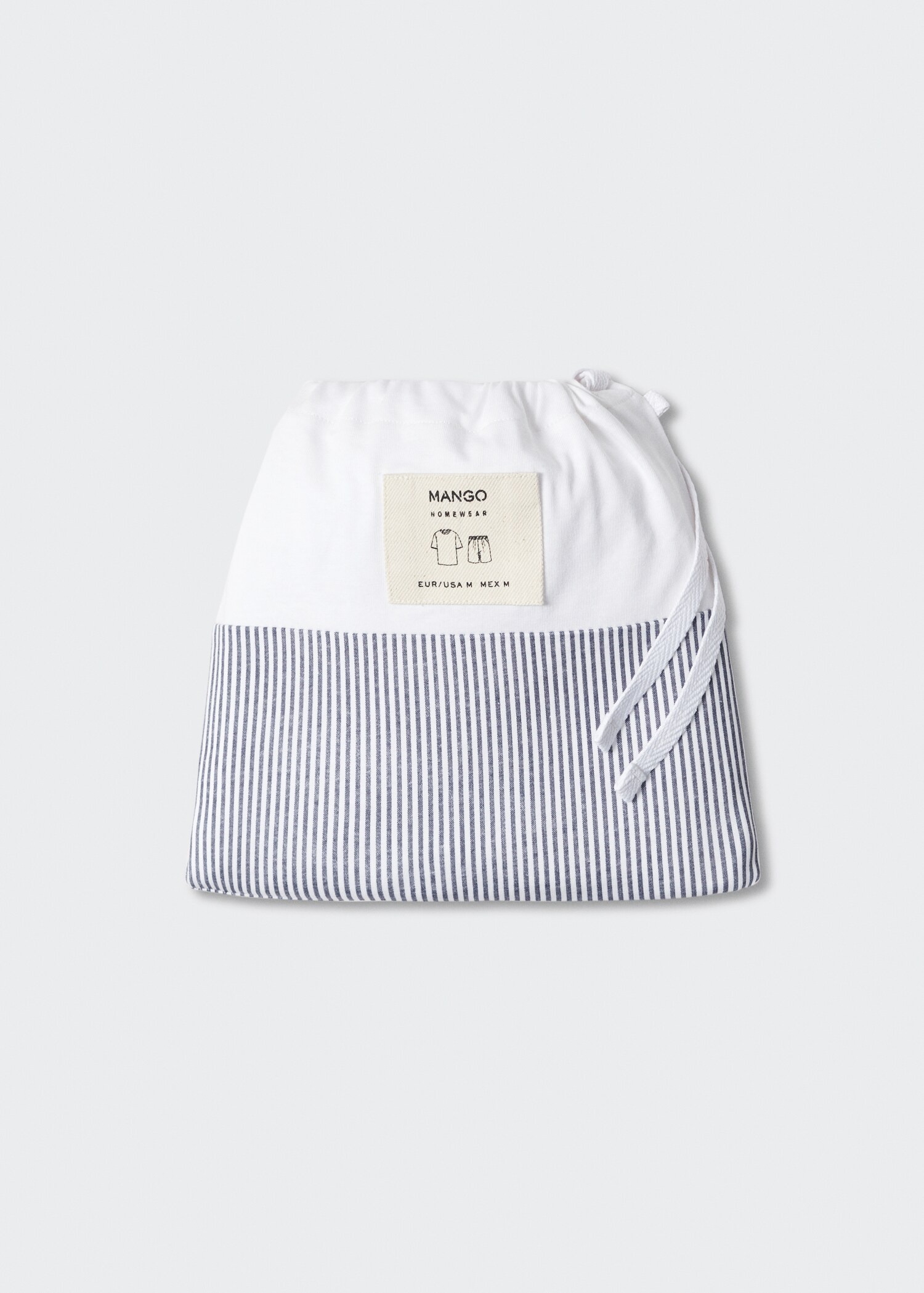 Set de pijama scurtă din bumbac - Detaliu al articolului 0