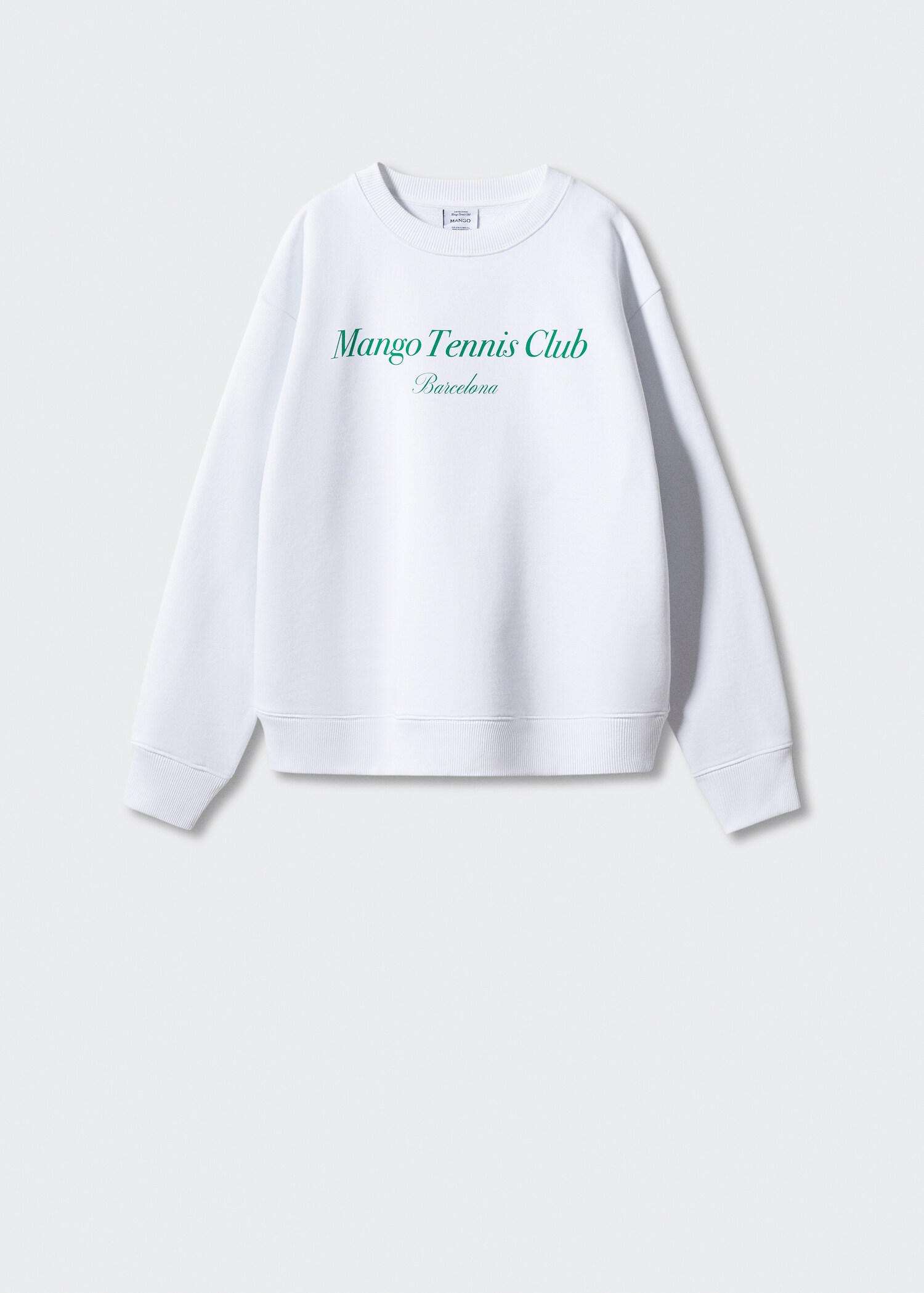 Logo cotton sweatshirt - Article without model