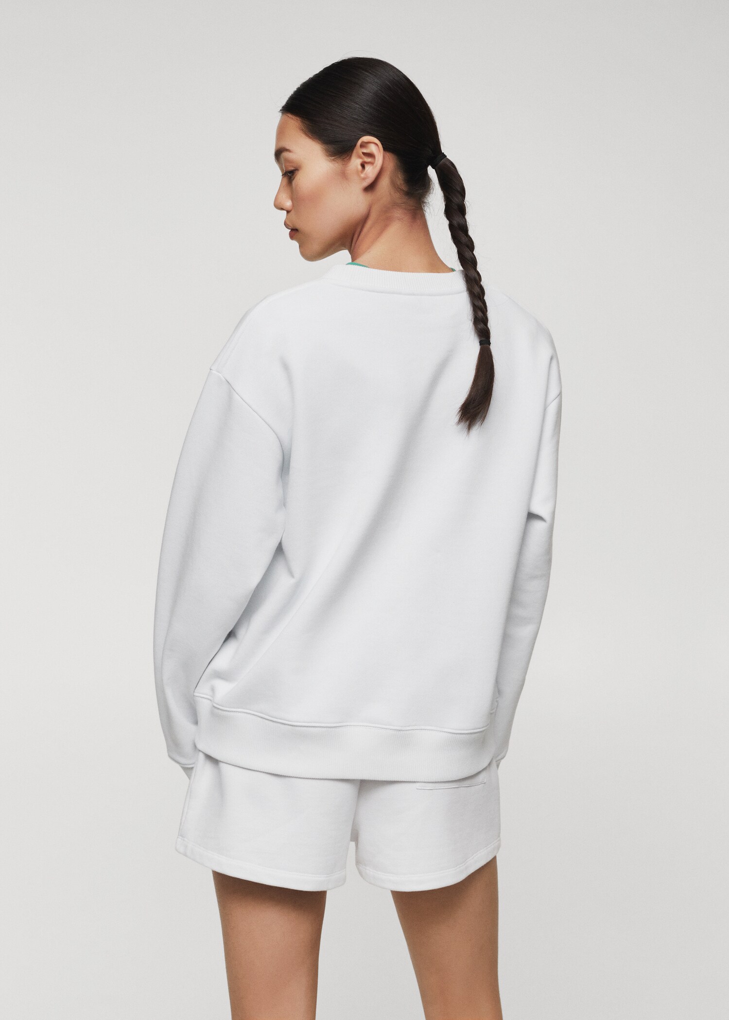 Logo cotton sweatshirt - Reverse of the article
