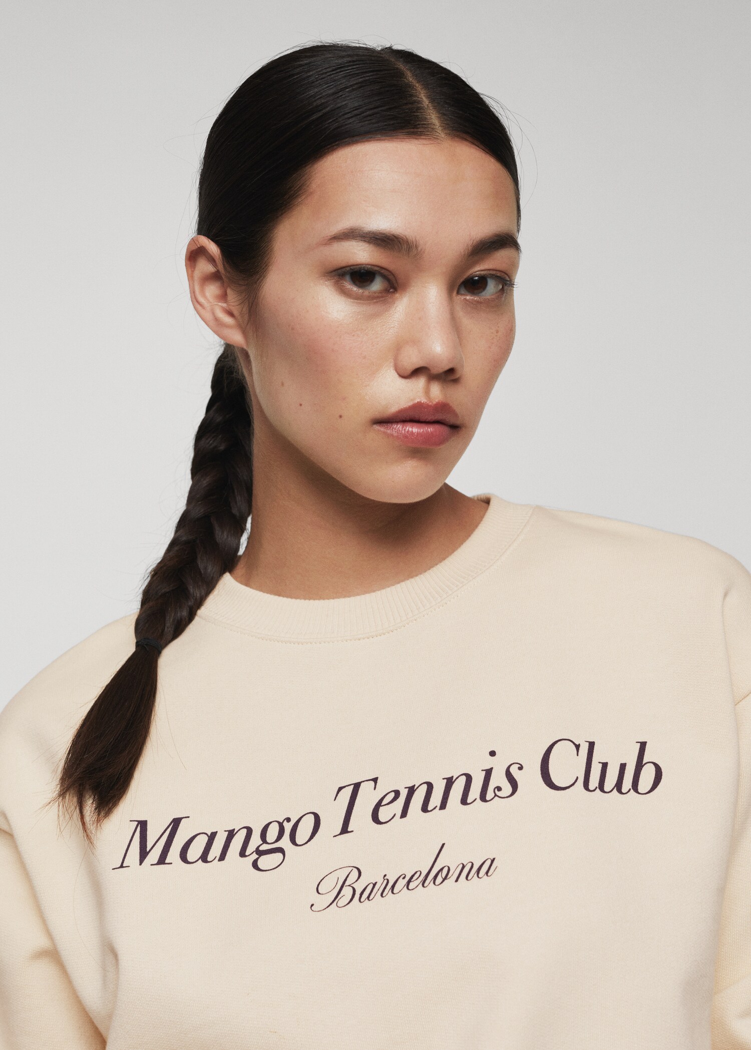 Logo cotton sweatshirt - Details of the article 1