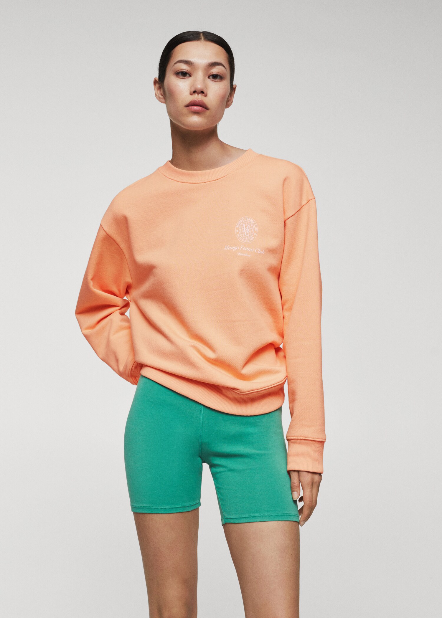 Logo cotton sweatshirt - Medium plane