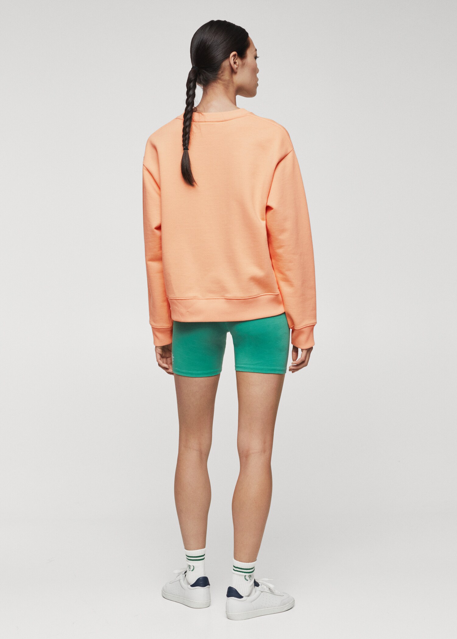 Logo cotton sweatshirt - Reverse of the article