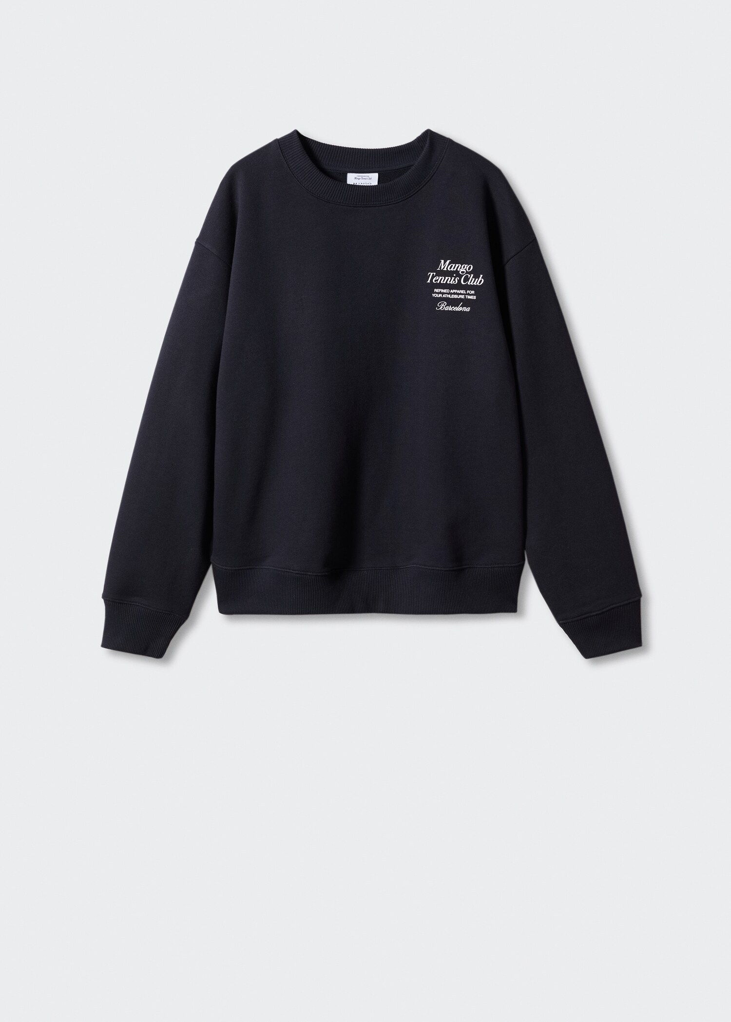 Logo cotton sweatshirt - Article without model