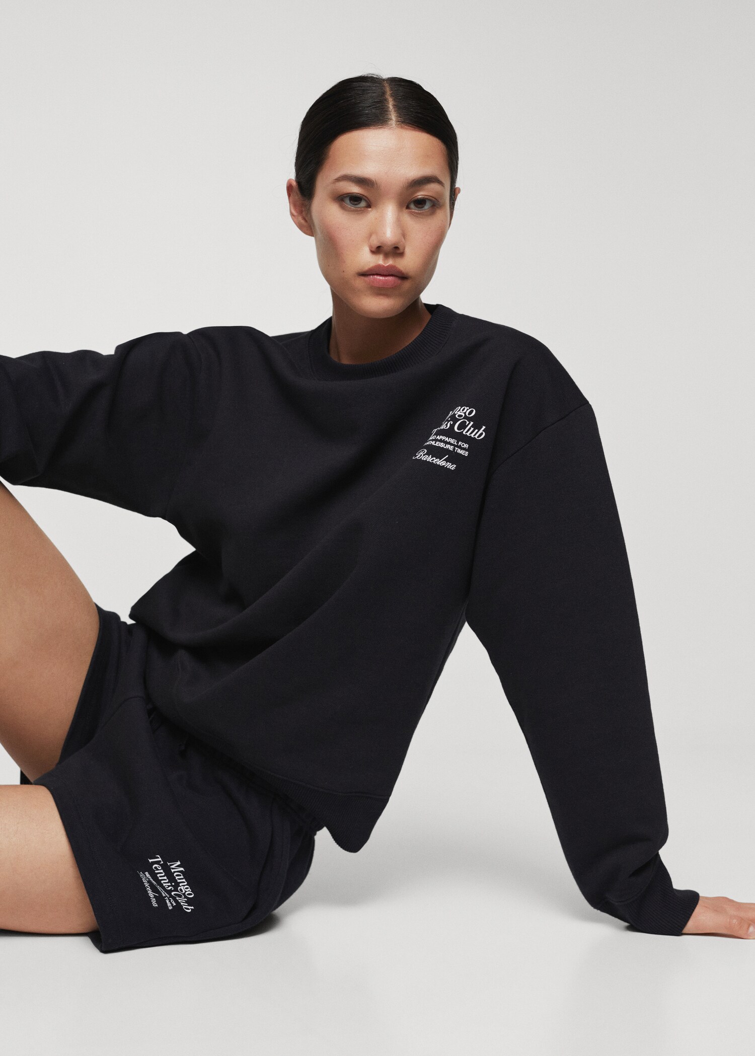 Logo cotton sweatshirt - Details of the article 2