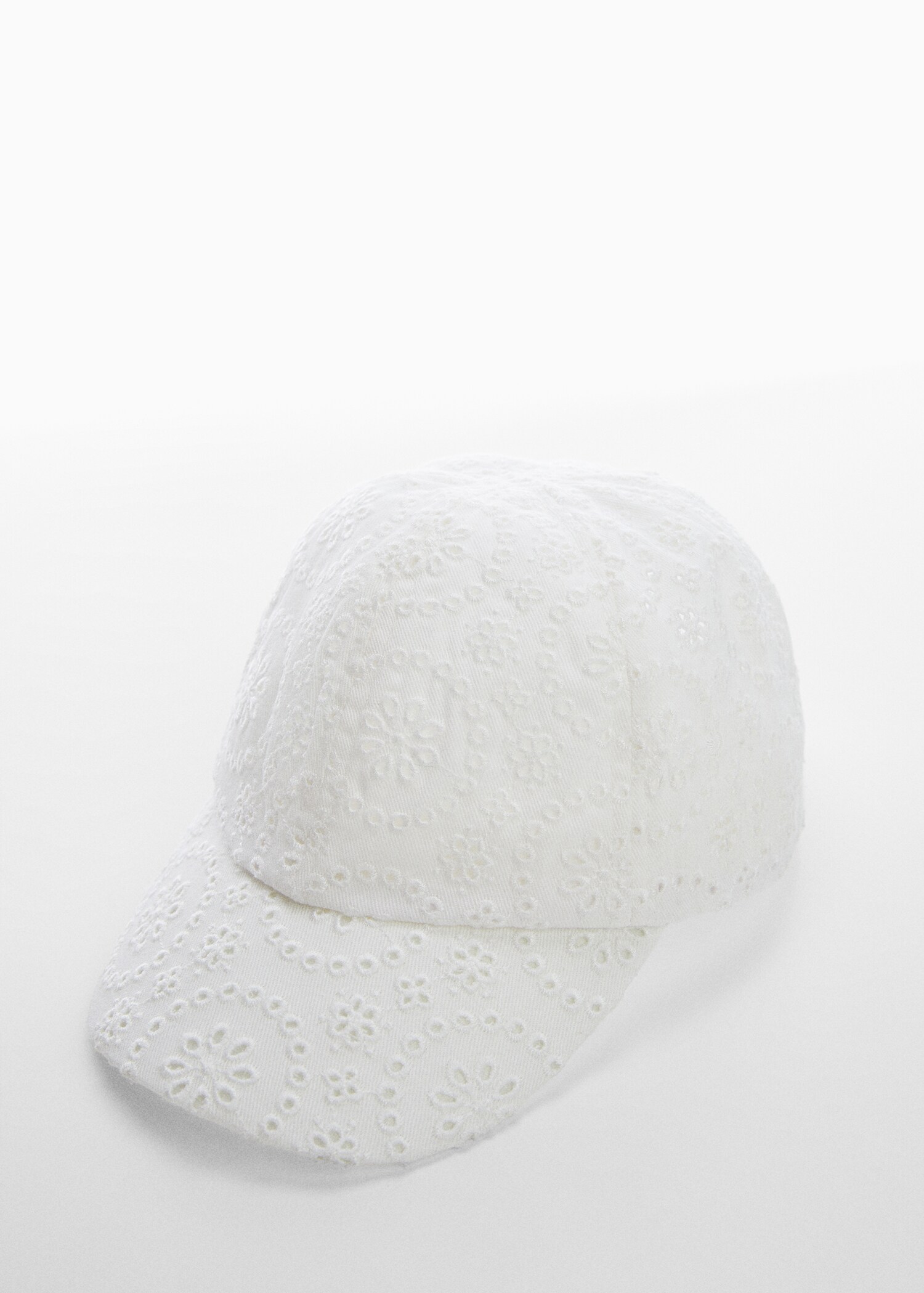 Embroidered cotton cap - Medium plane