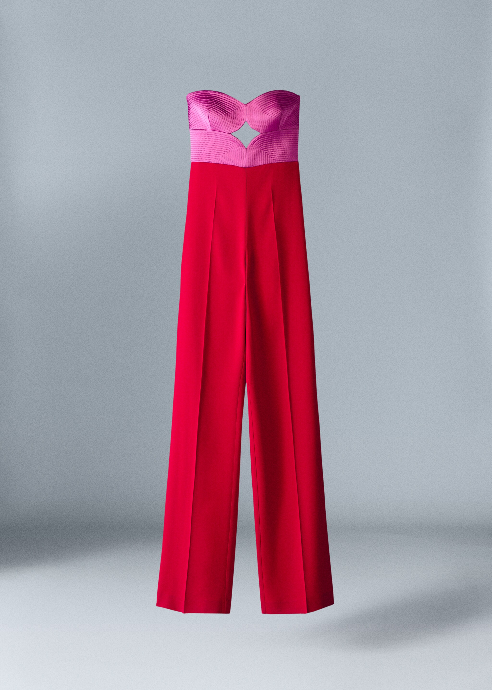 Two-tone jumpsuit with opening detail - Article without model