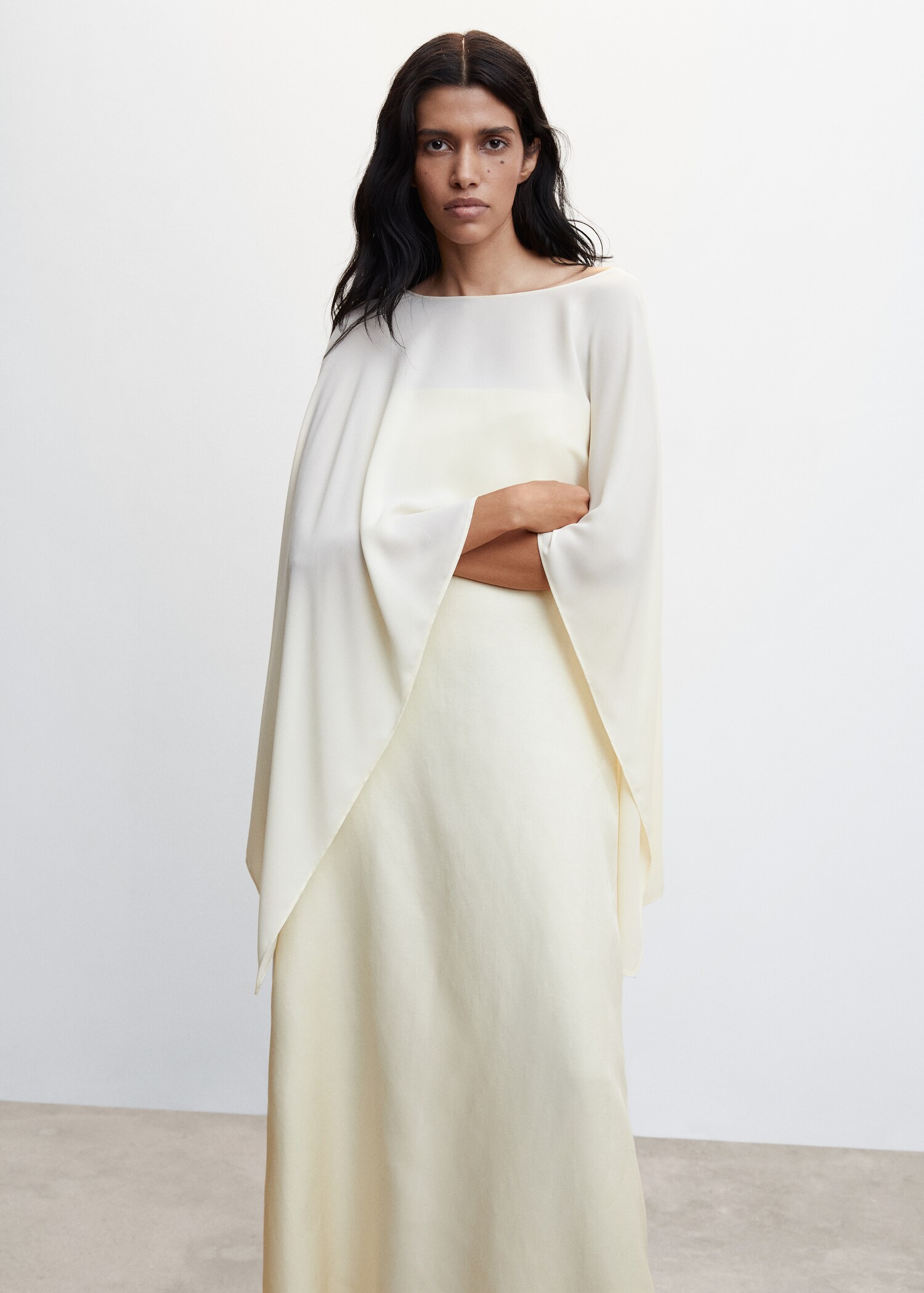 Flowing cape blouse - Medium plane