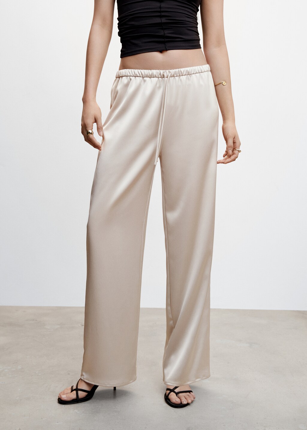 Pantalon palazzo mango hotsell